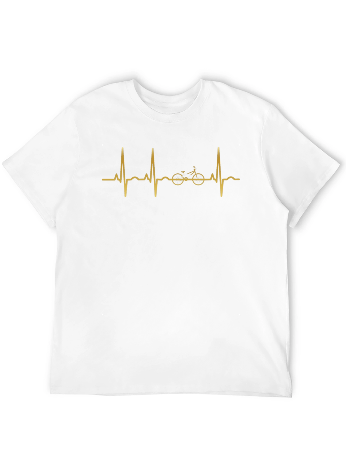 Heartbeat Bicycle Graphic T-Shirt - Cycling Life