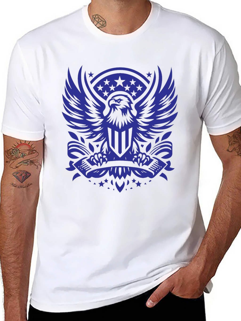 American Eagle Graphic Black T-Shirt