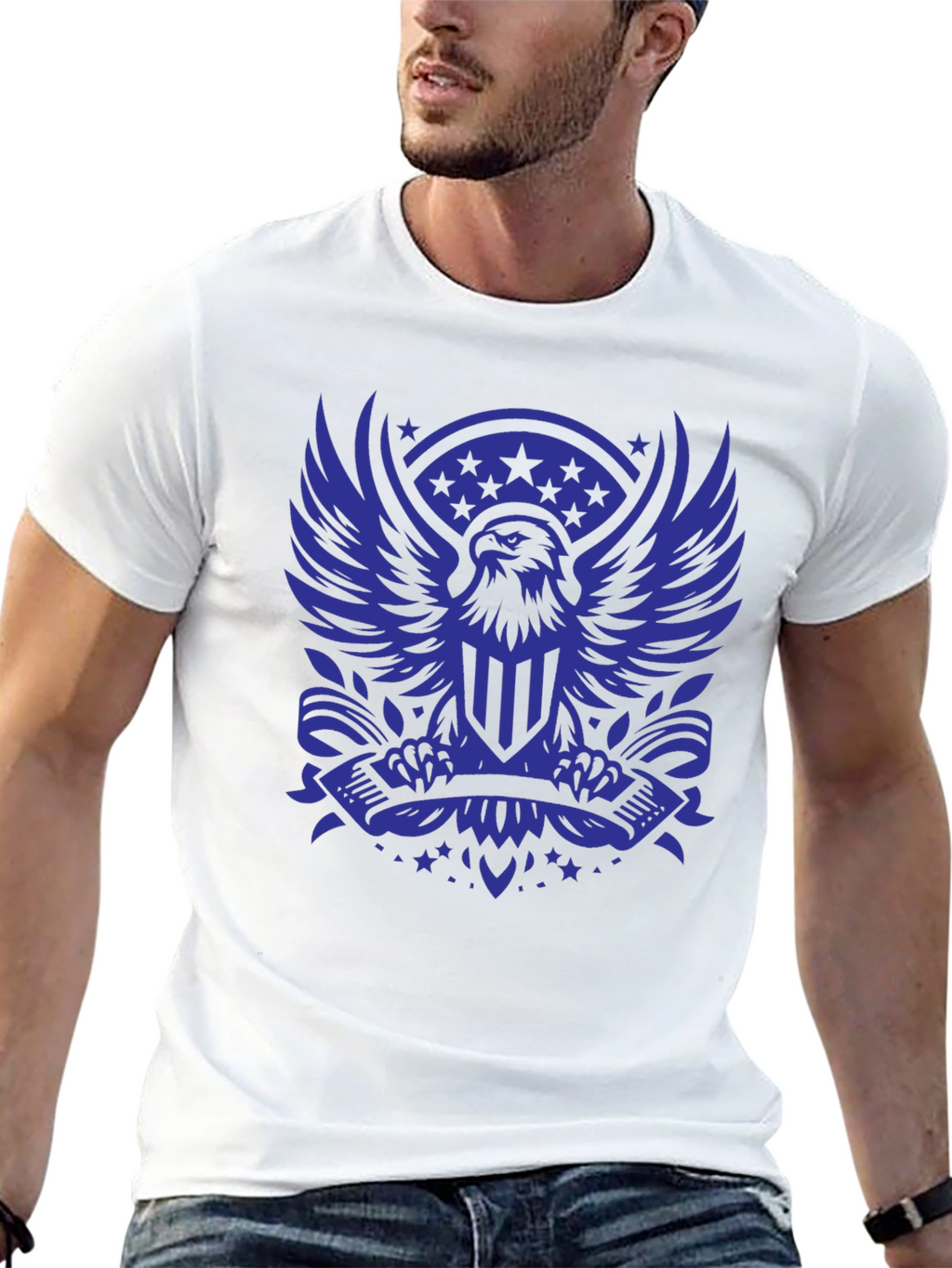 American Eagle Graphic Black T-Shirt
