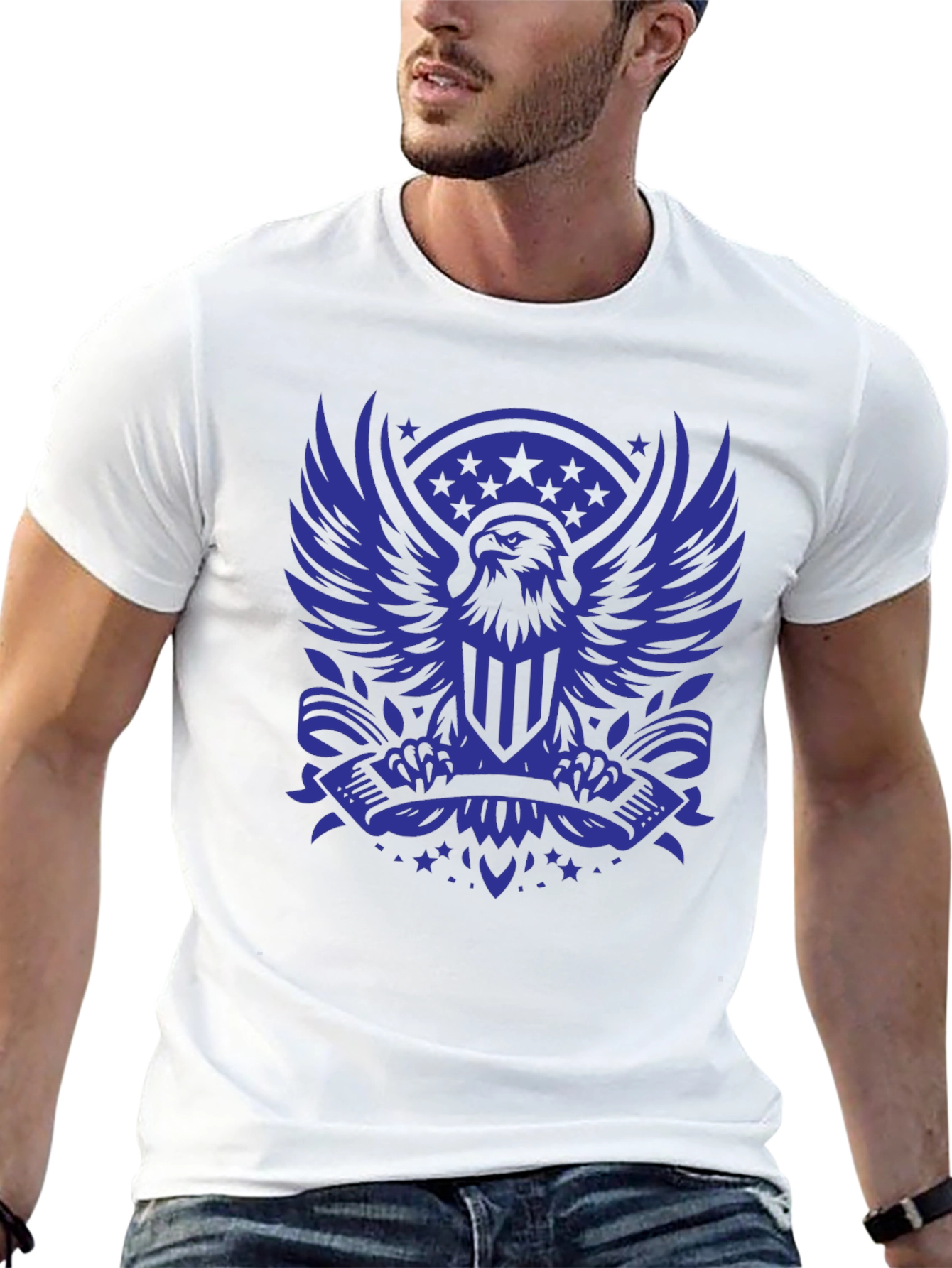 American Eagle Graphic Black T-Shirt
