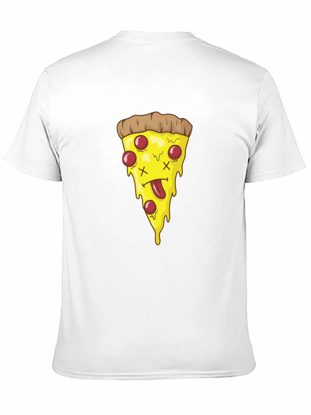 Pizza Slice Graphic Tee - Black T-Shirt