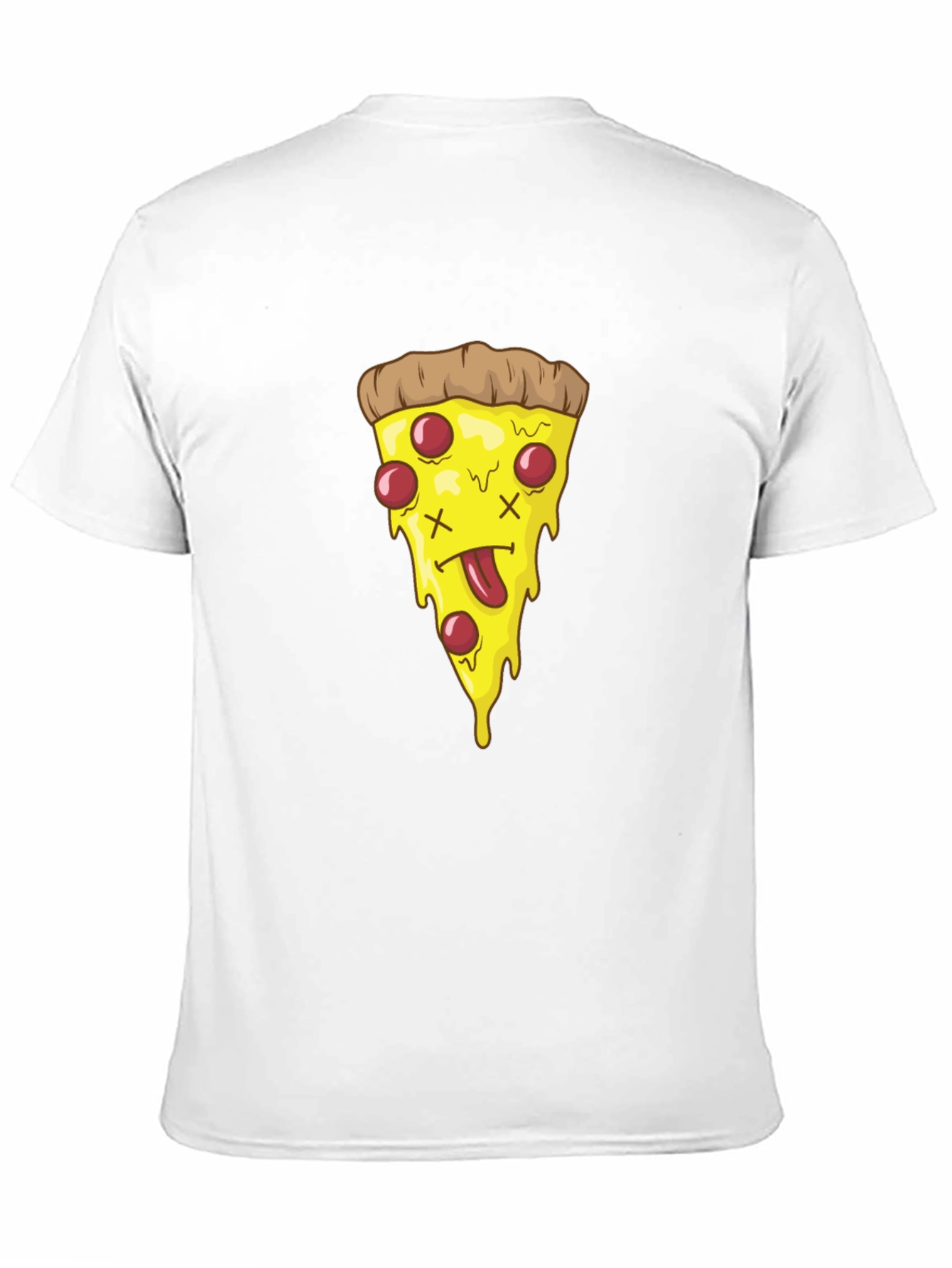 Pizza Slice Graphic Tee - Black T-Shirt