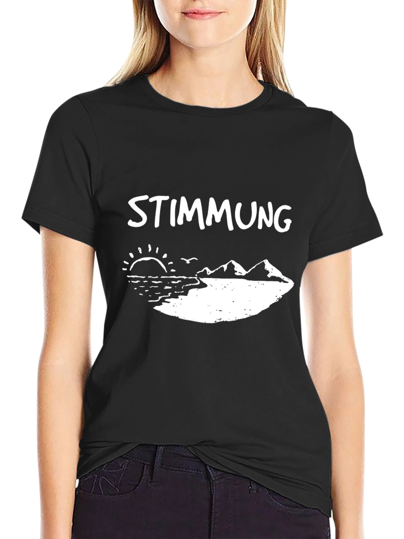 Stimmung Graphic T-Shirt - Black