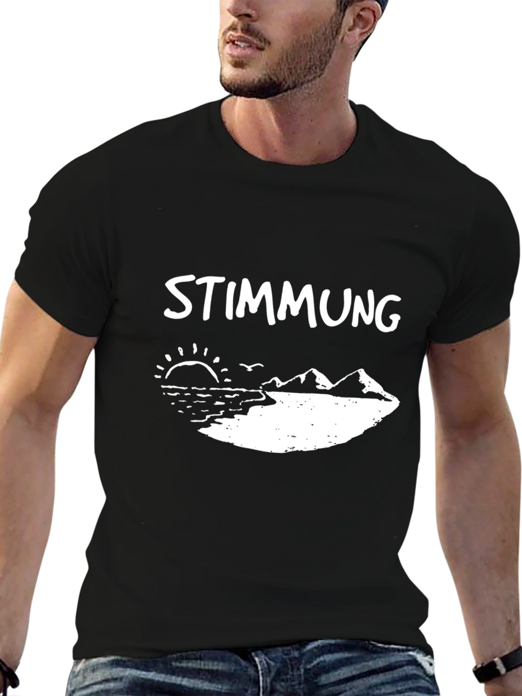 Stimmung Graphic T-Shirt - Black