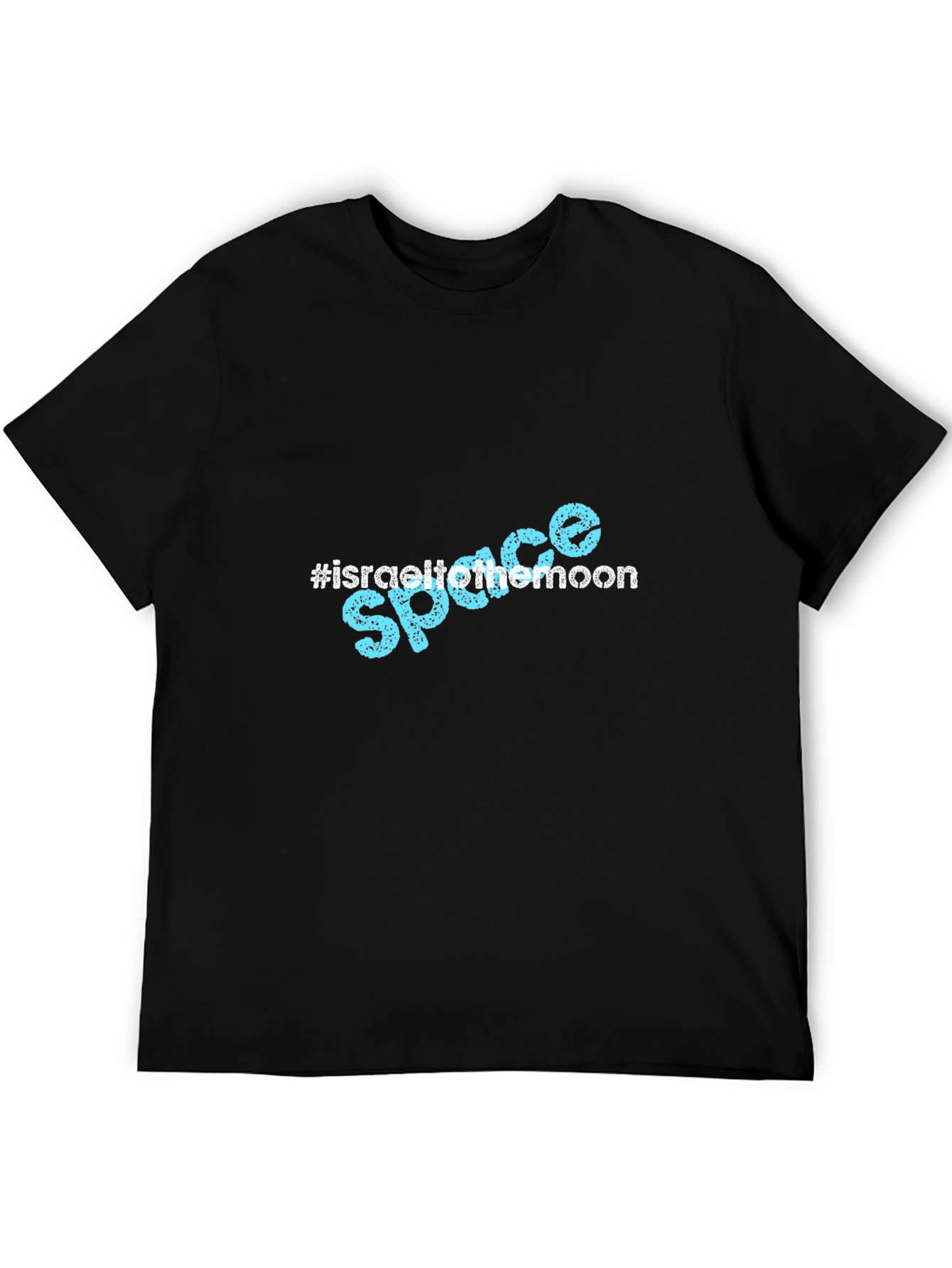 #israelitothemoon Space T-Shirt - Black