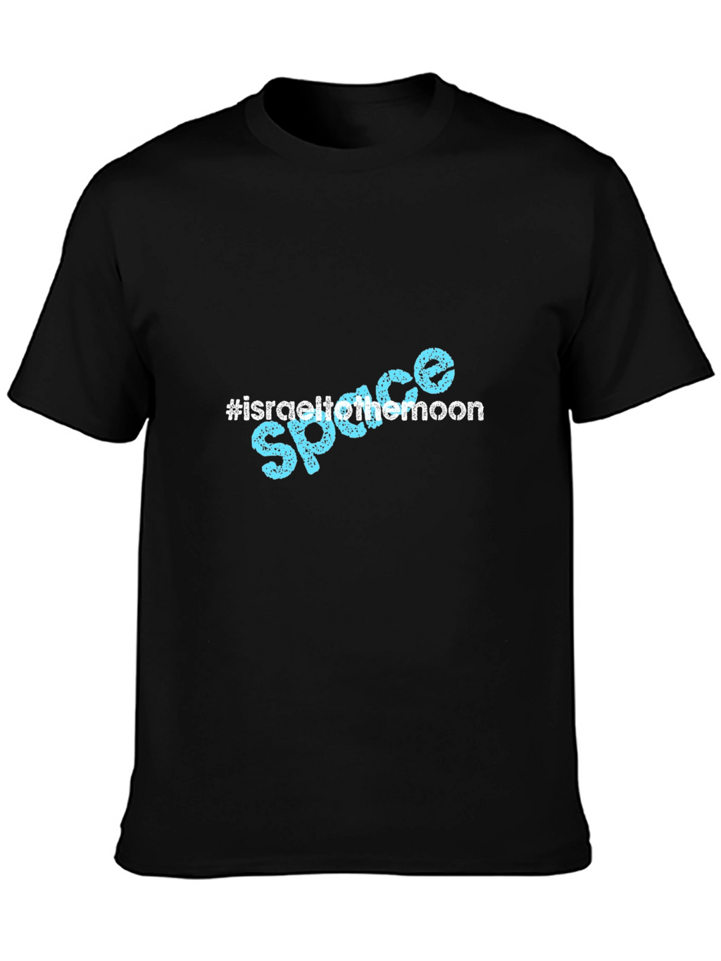 #israelitothemoon Space T-Shirt - Black