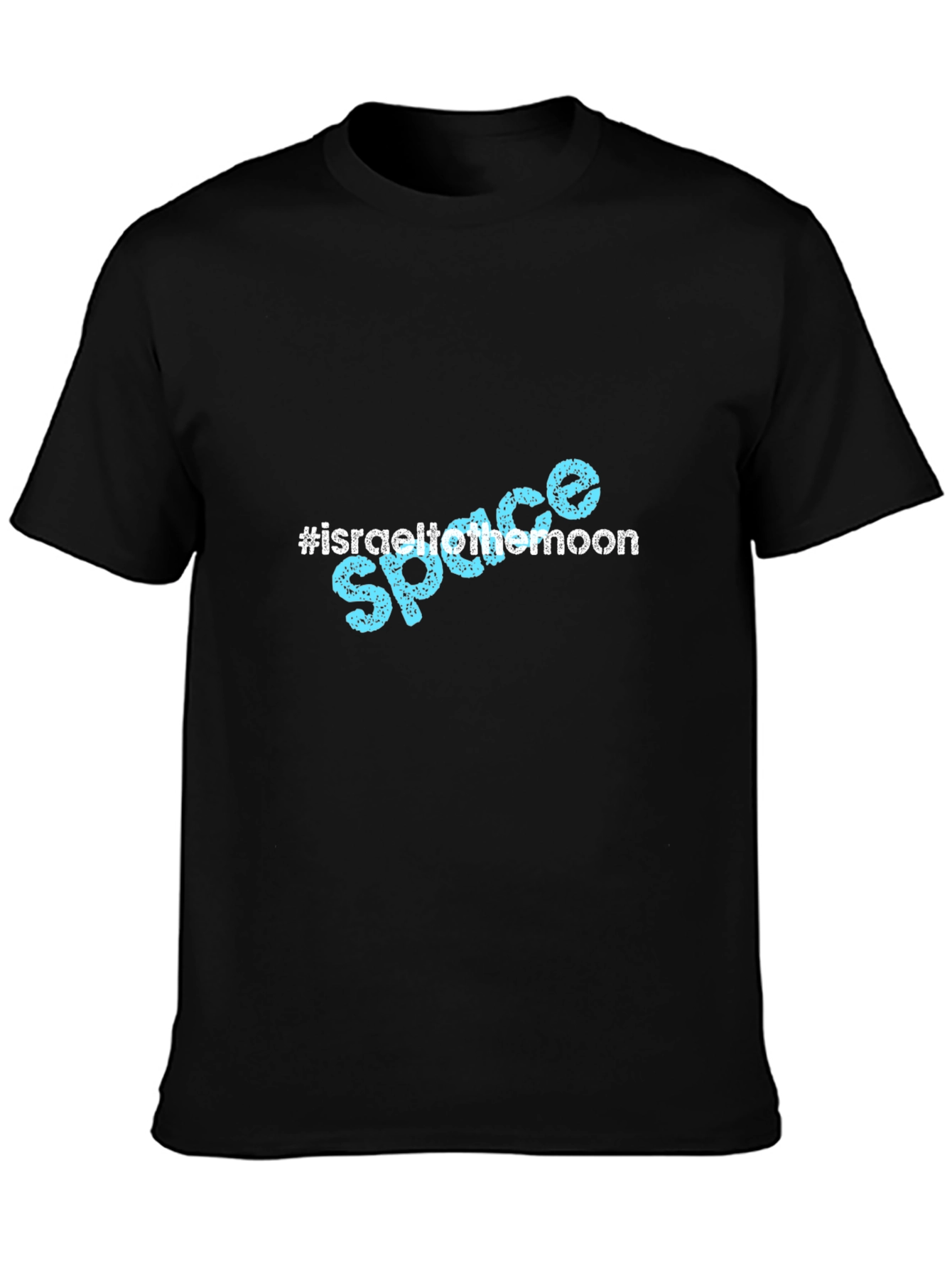 #israelitothemoon Space T-Shirt - Black