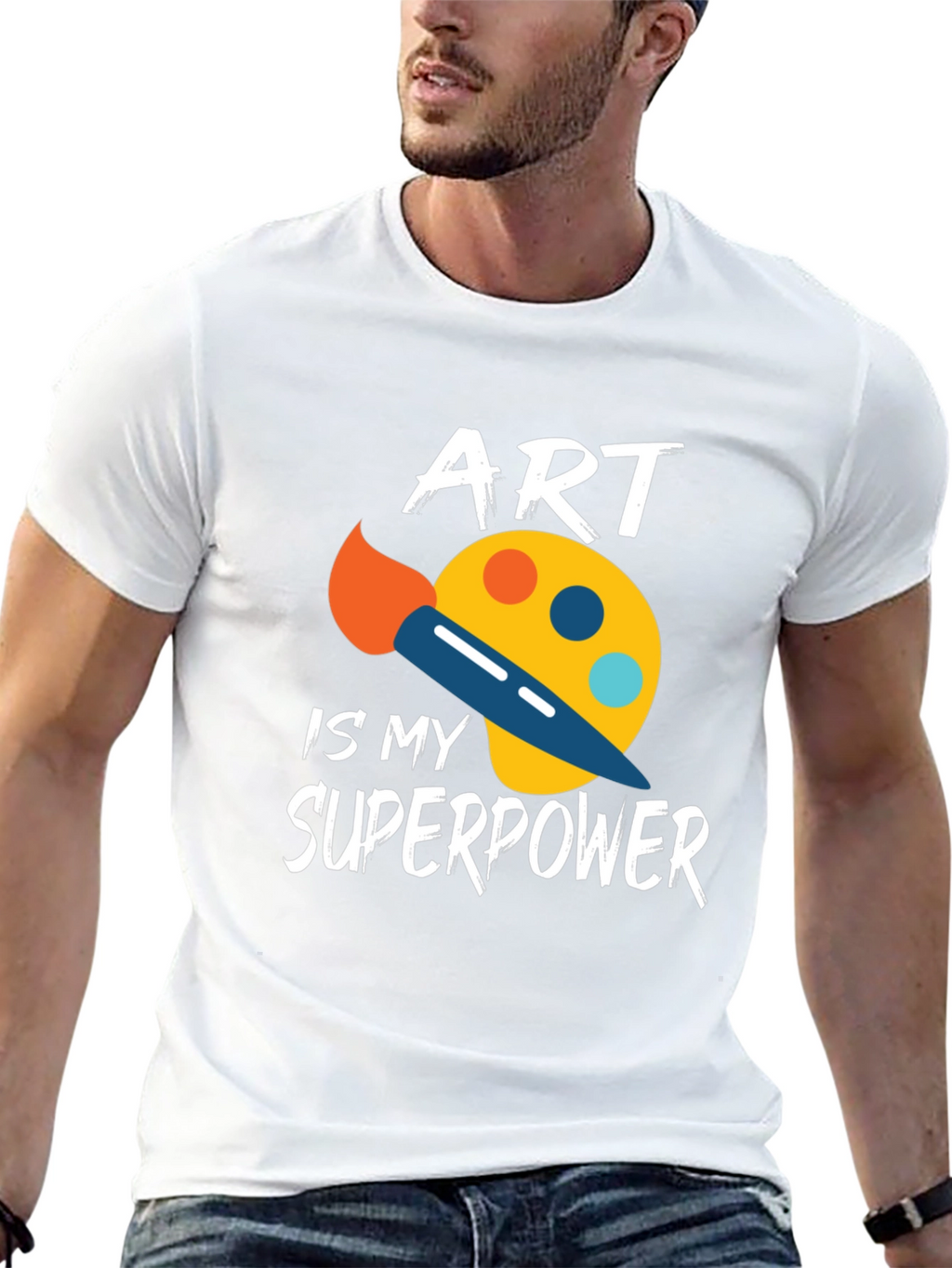 Art Is My Superpower T-Shirt - Artist Gift Tee