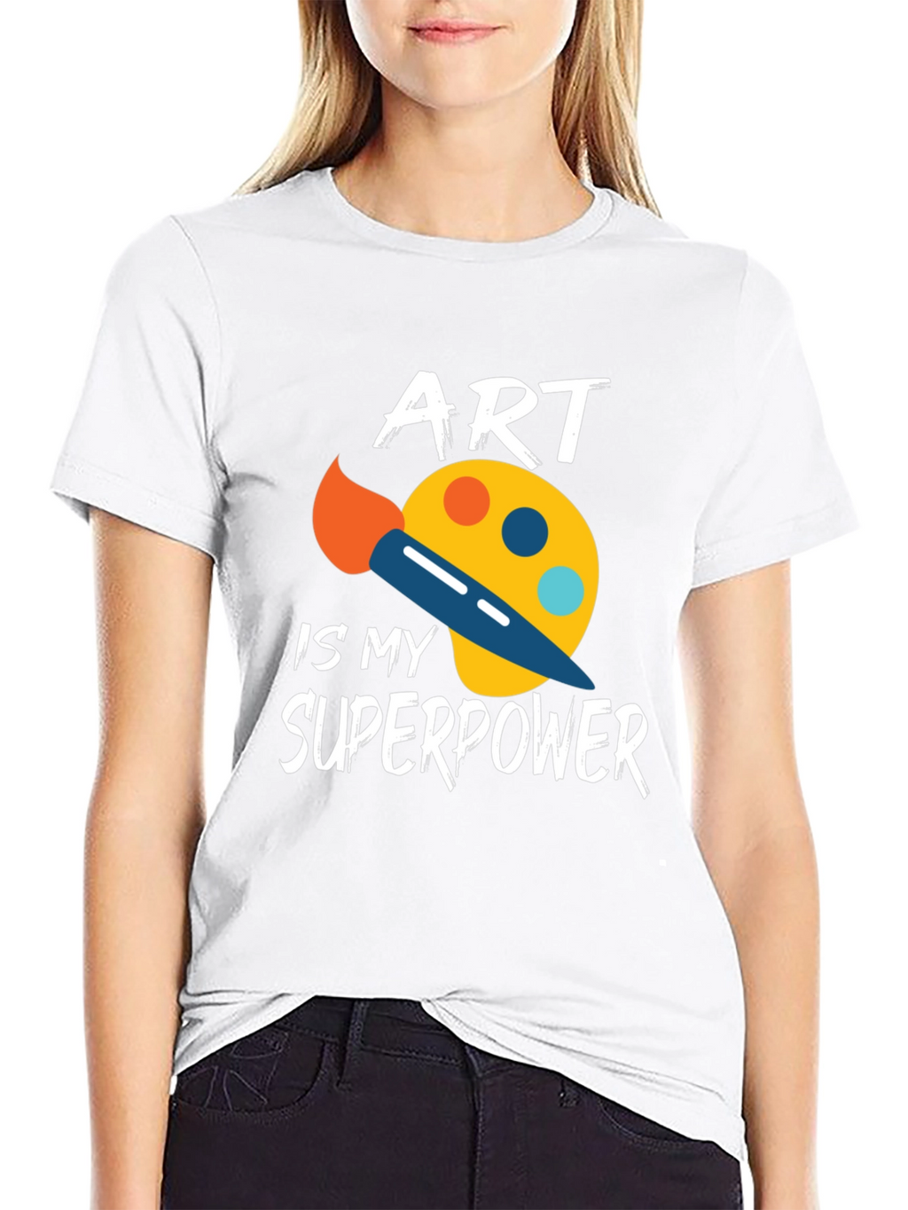 Art Is My Superpower T-Shirt - Artist Gift Tee