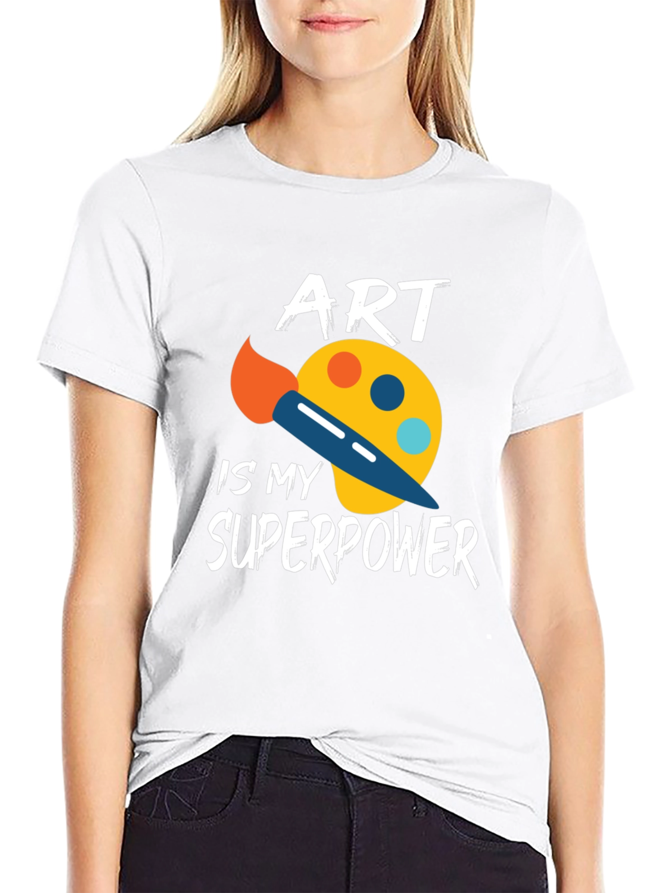 Art Is My Superpower T-Shirt - Artist Gift Tee