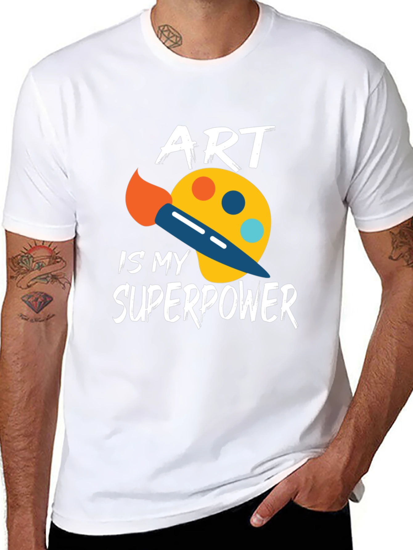 Art Is My Superpower T-Shirt - Artist Gift Tee
