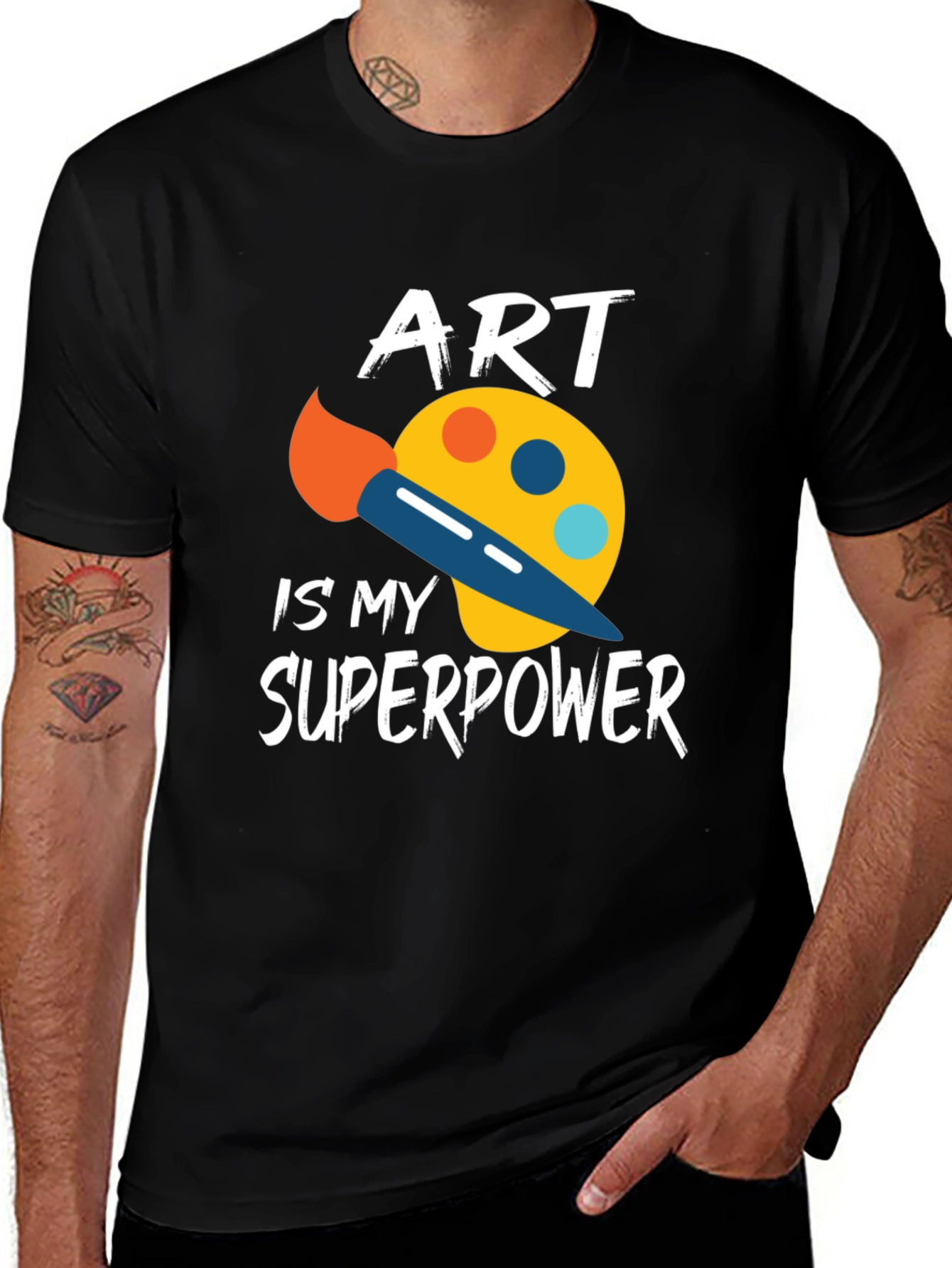 Art Is My Superpower T-Shirt - Artist Gift Tee