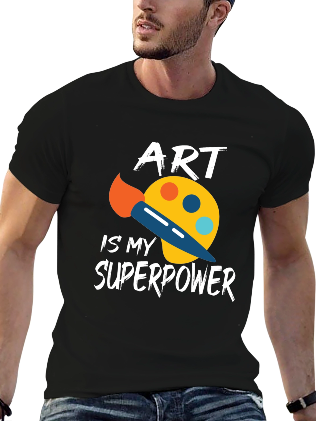 Art Is My Superpower T-Shirt - Artist Gift Tee