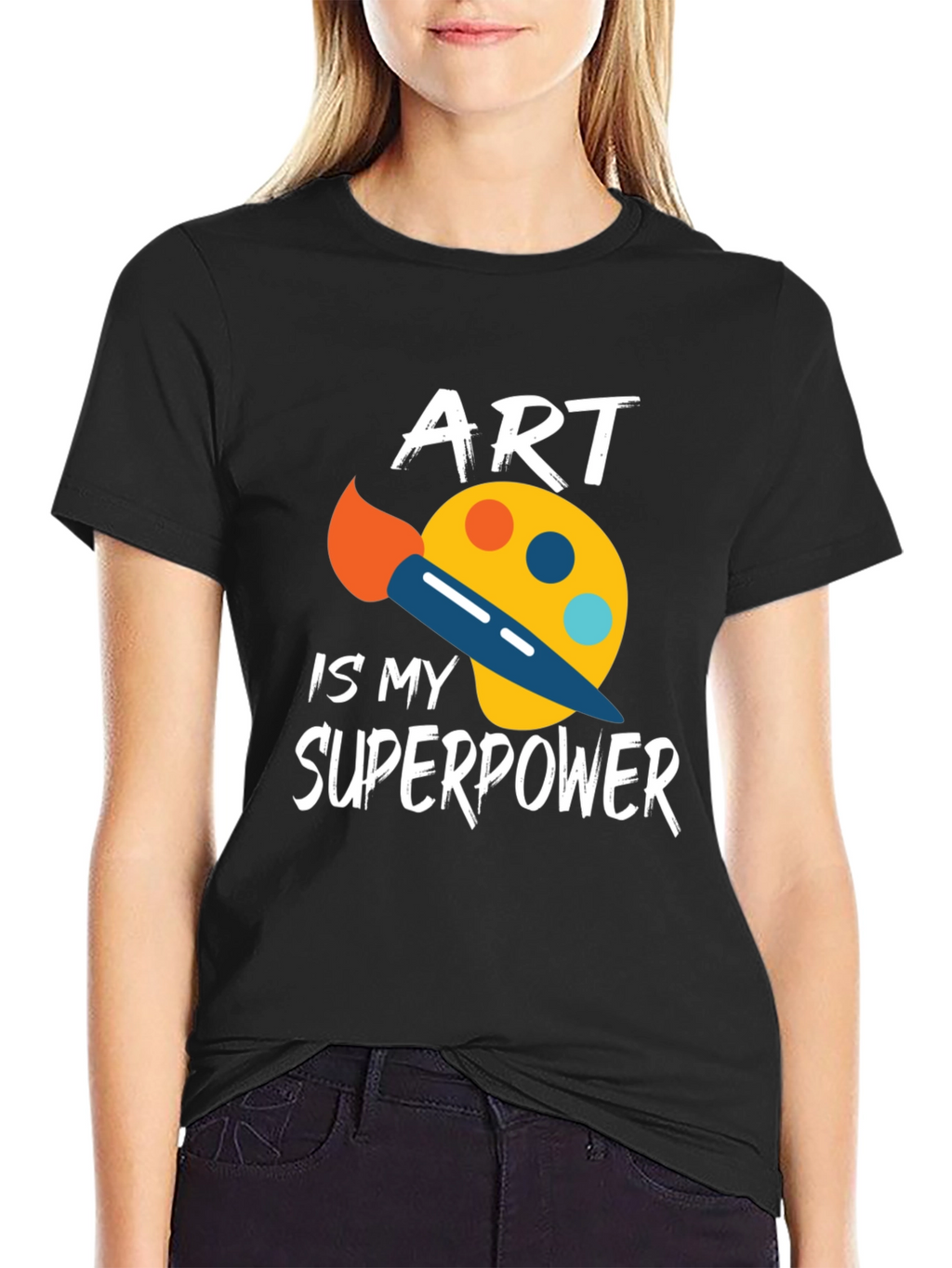 Art Is My Superpower T-Shirt - Artist Gift Tee