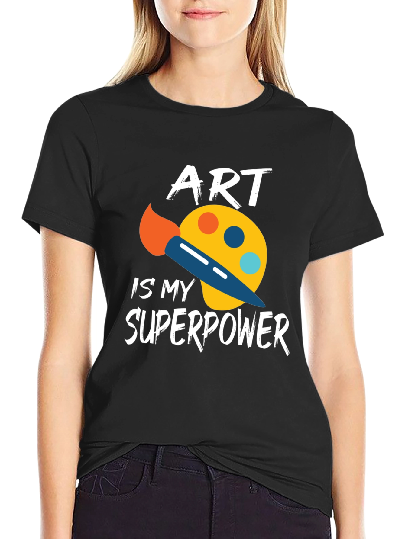 Art Is My Superpower T-Shirt - Artist Gift Tee