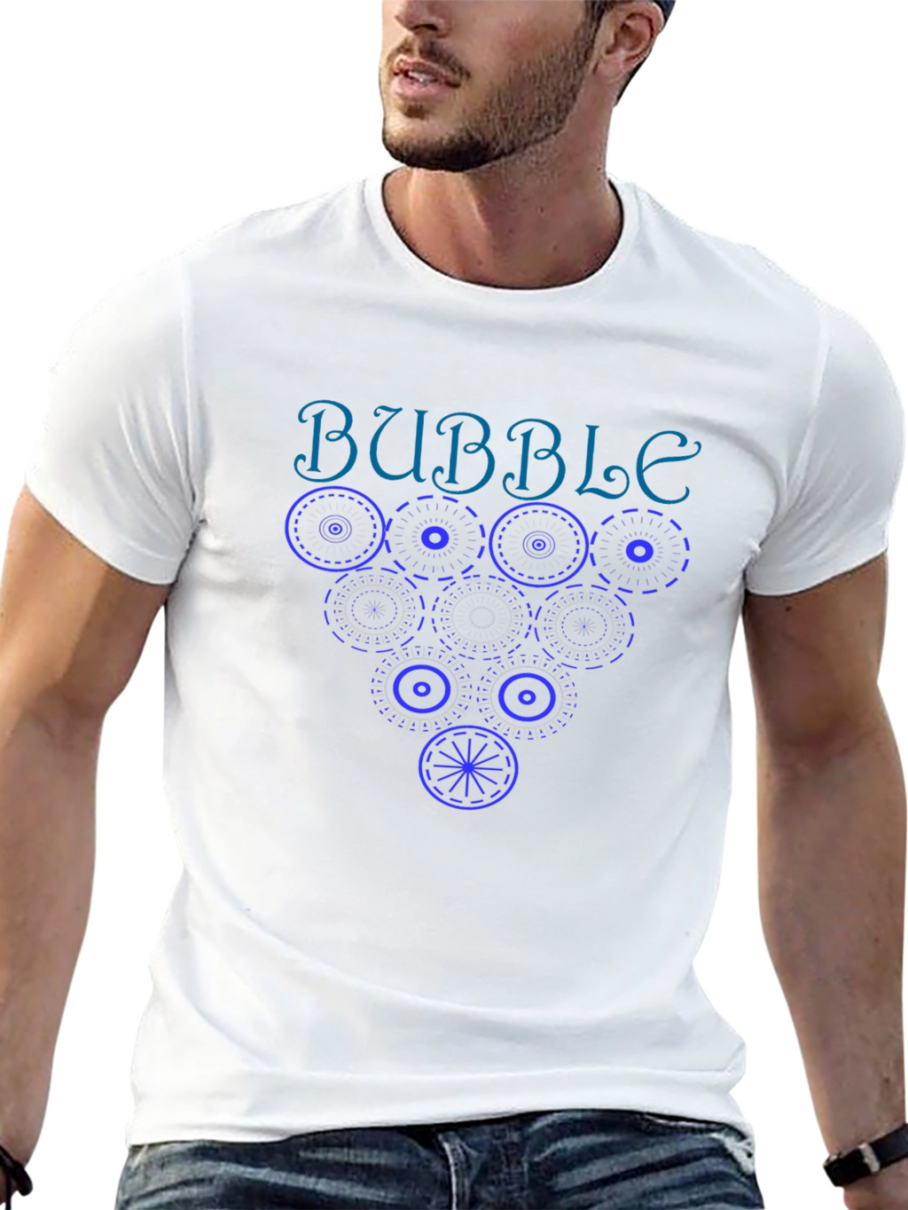 Bubble Graphic T-Shirt - Black