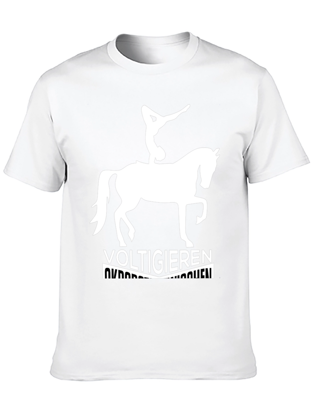 Voltigieren Equestrian Black T-Shirt