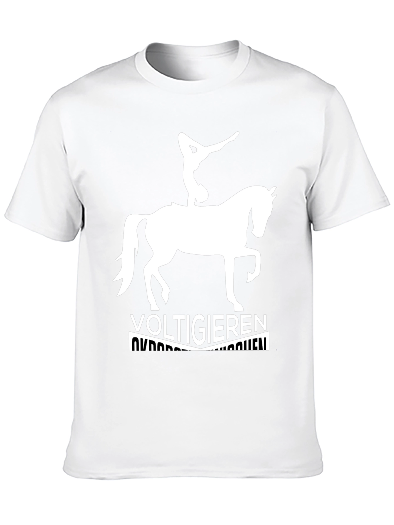 Voltigieren Equestrian Black T-Shirt