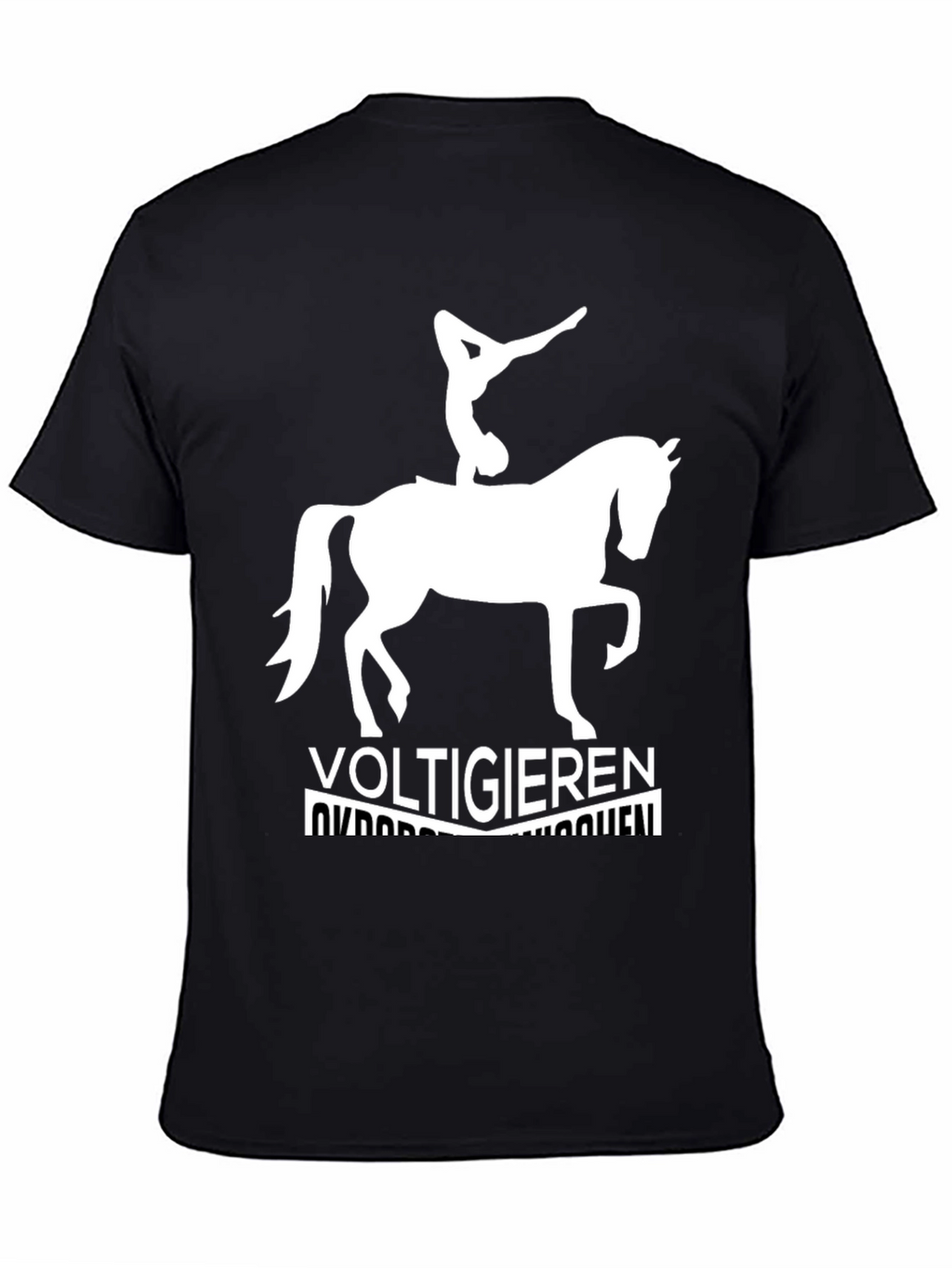 Voltigieren Equestrian Black T-Shirt