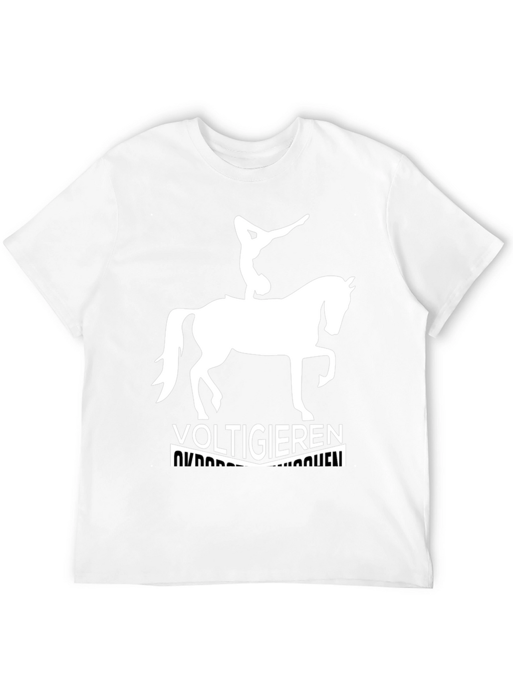 Voltigieren Equestrian Black T-Shirt