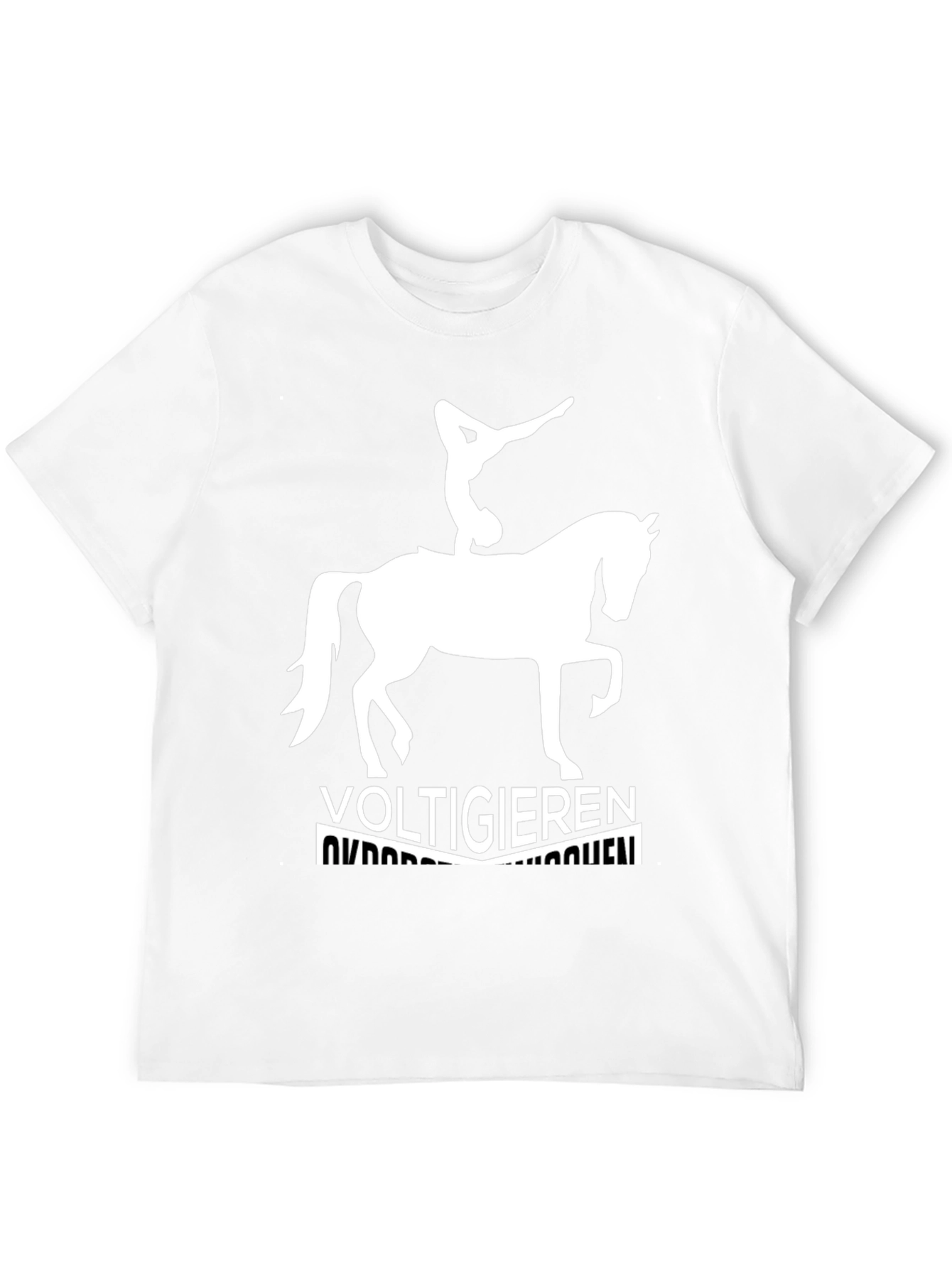 Voltigieren Equestrian Black T-Shirt