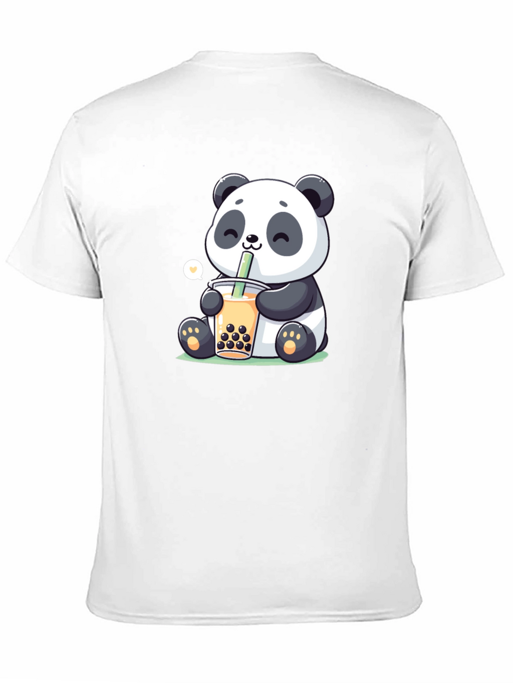 Cute Panda Boba Tea Graphic T-Shirt