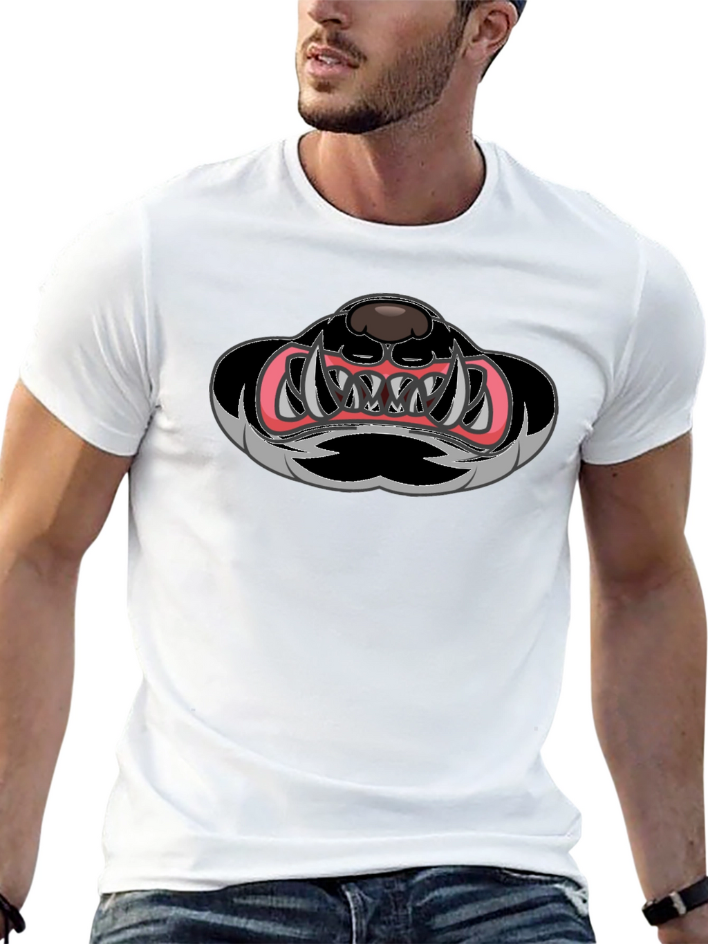 Monster Mouth Graphic T-Shirt