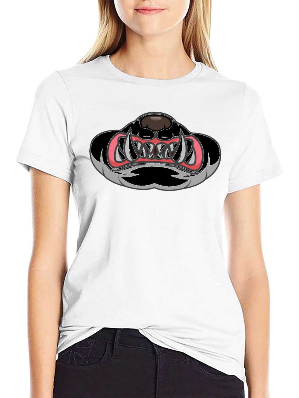 Monster Mouth Graphic T-Shirt