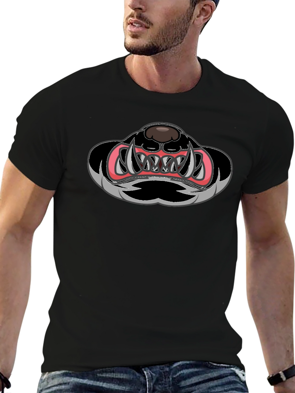 Monster Mouth Graphic T-Shirt