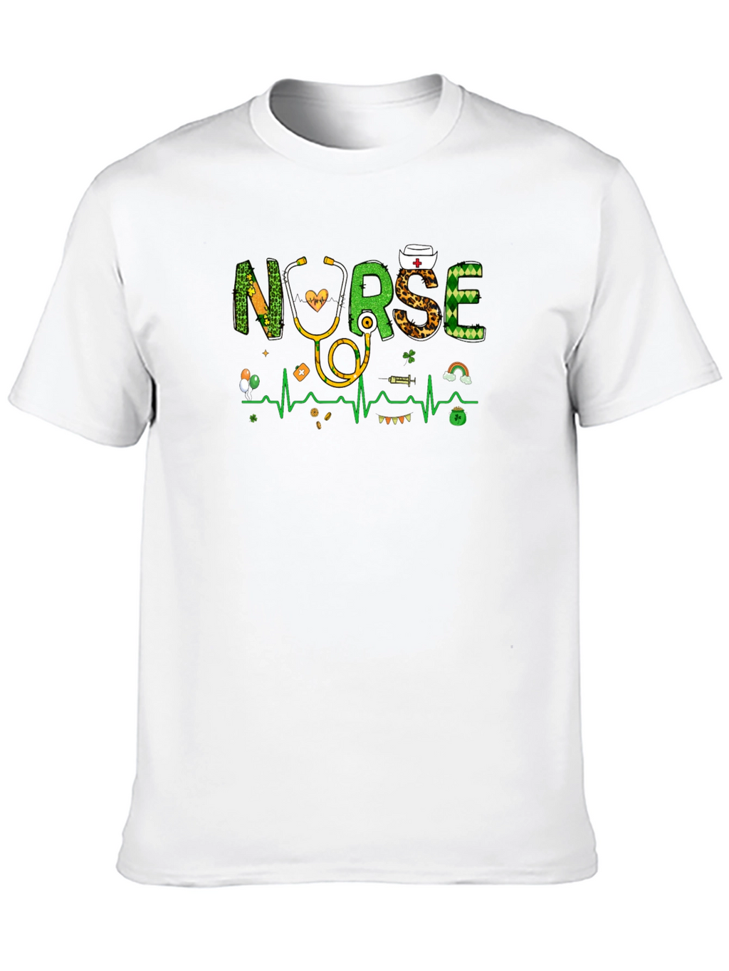 St. Patricks Day Nurse Graphic Tee