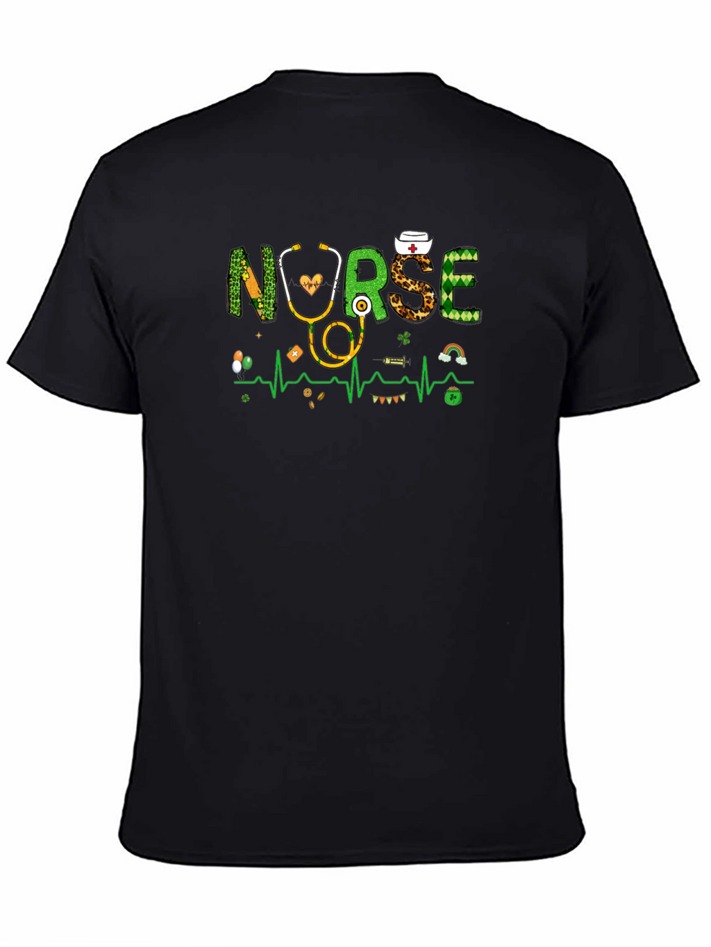St. Patricks Day Nurse Graphic Tee