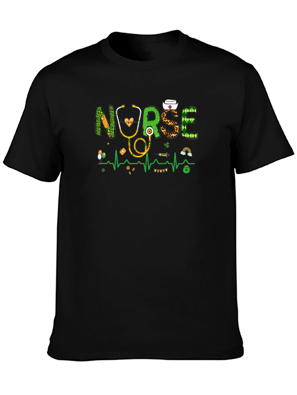 St. Patricks Day Nurse Graphic Tee