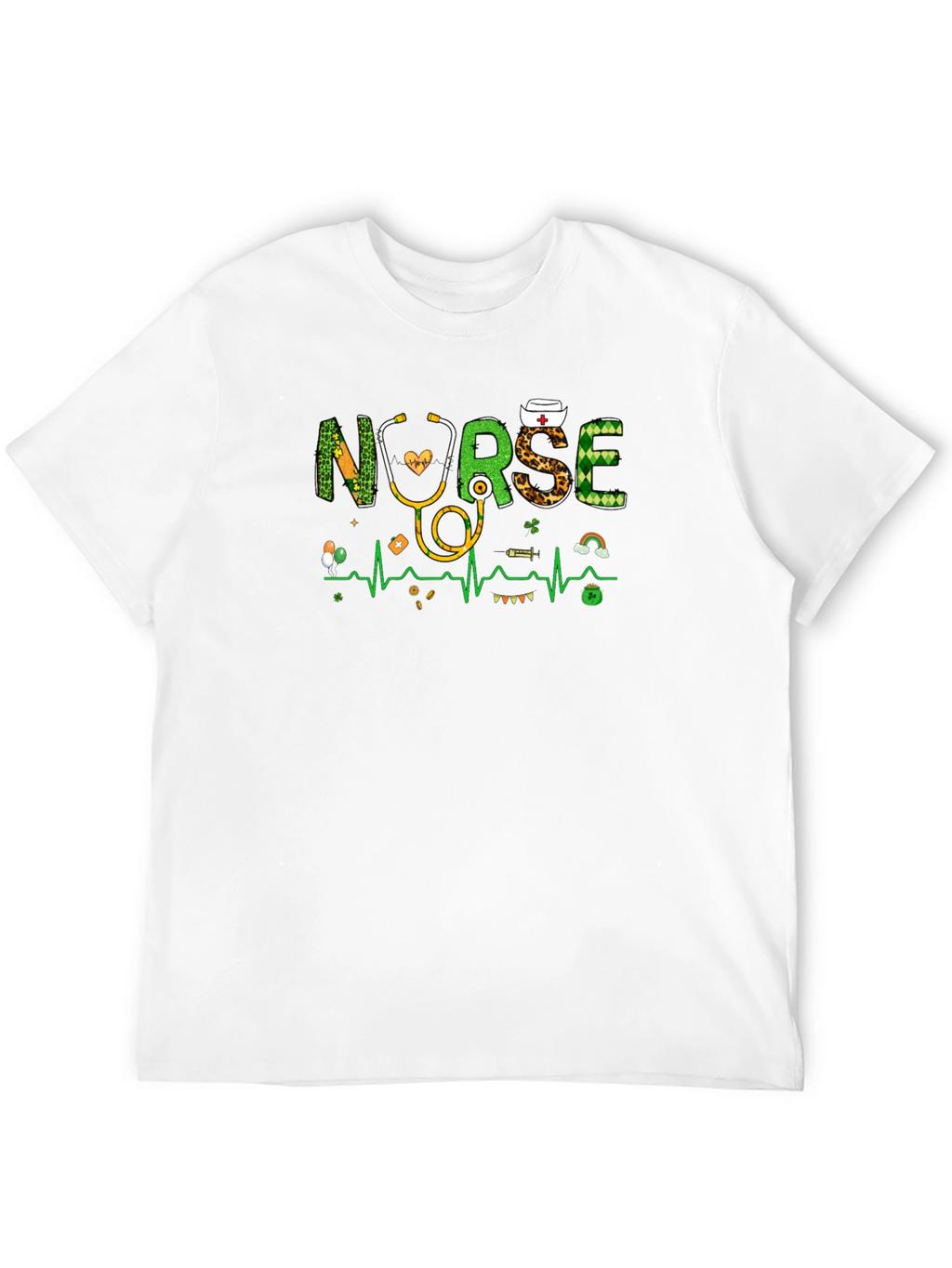 St. Patricks Day Nurse Graphic Tee