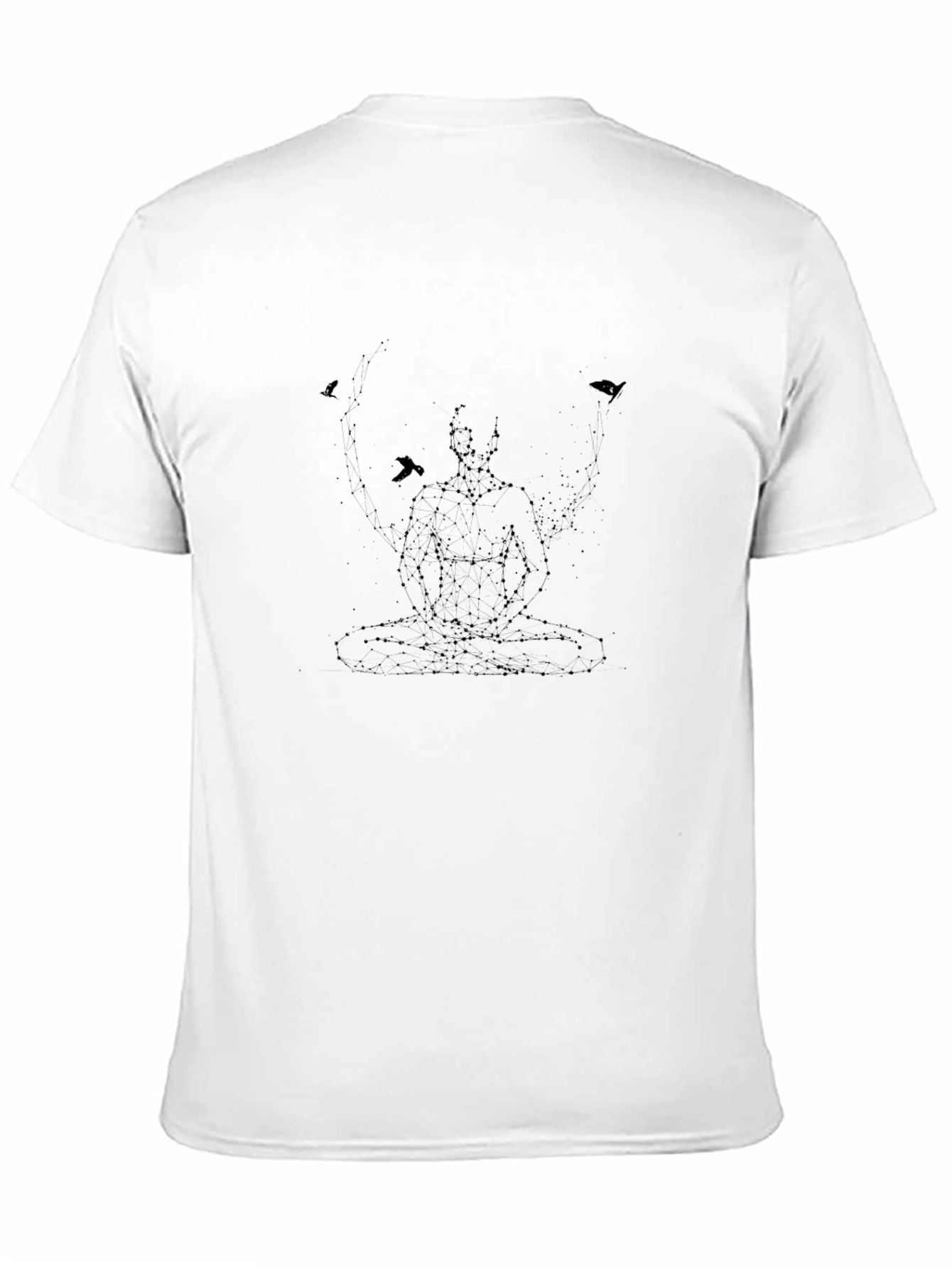 Meditate Man Black T-Shirt