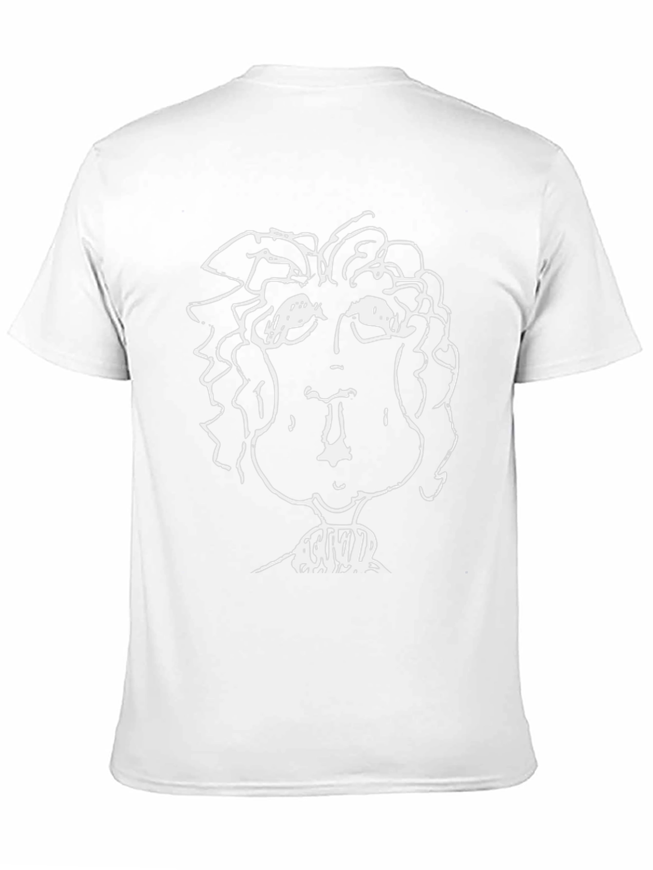 Abstract Portrait Black T-Shirt