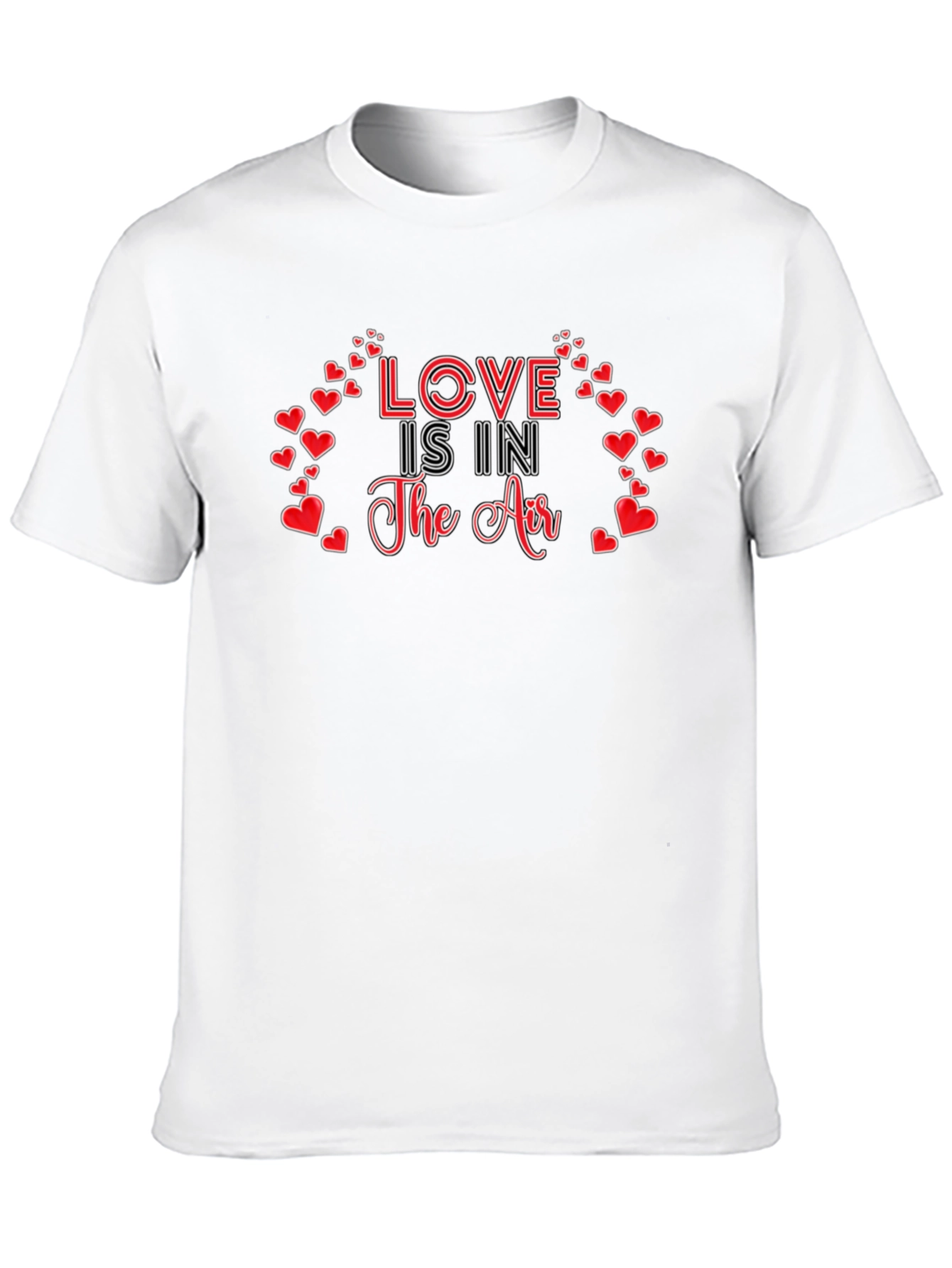 Love is in the Air Valentines Day Graphic T-Shirt