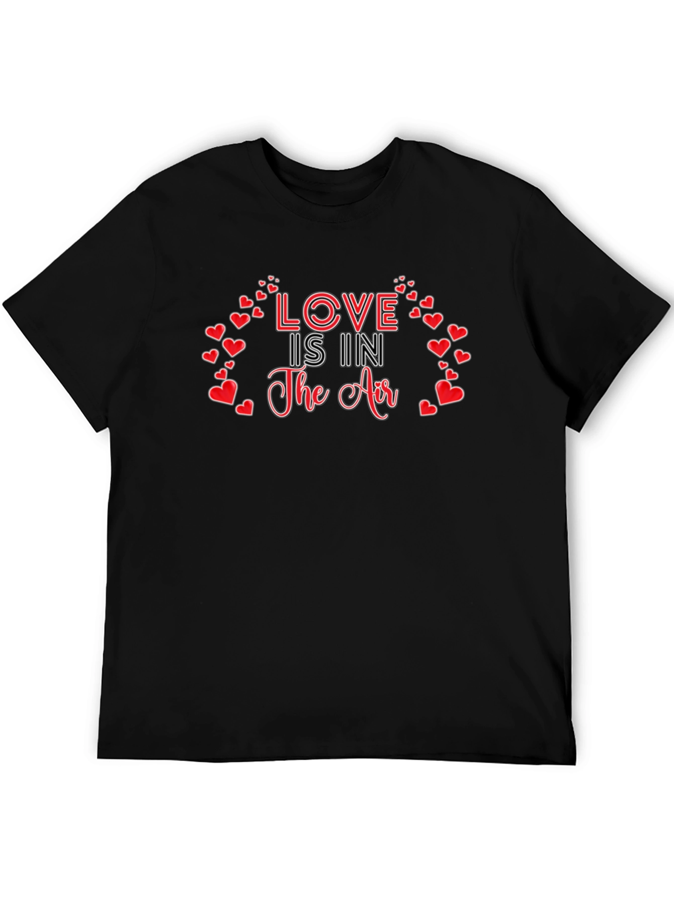 Love is in the Air Valentines Day Graphic T-Shirt
