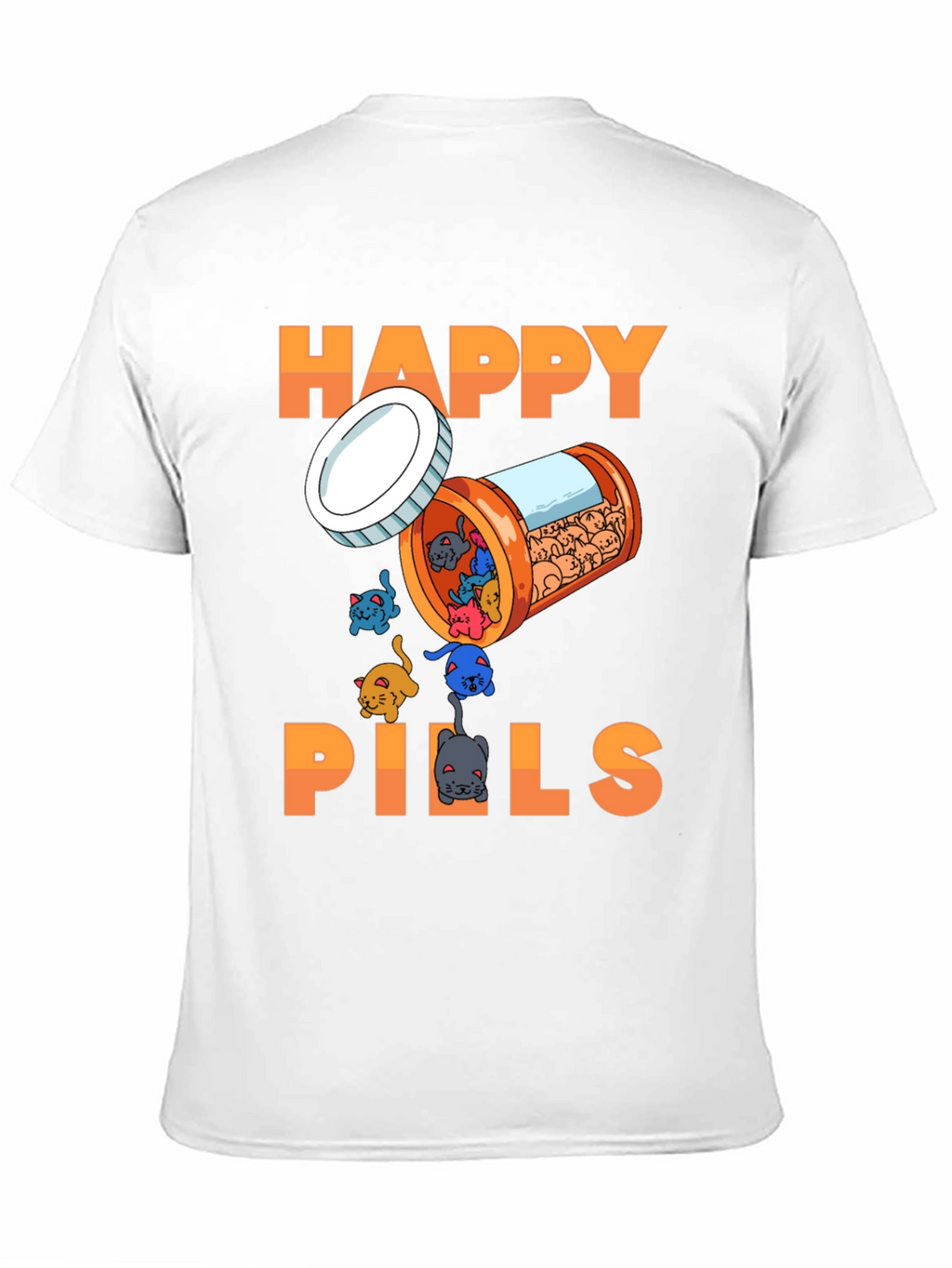 Happy Pills T-Shirt - Cat Lover Edition