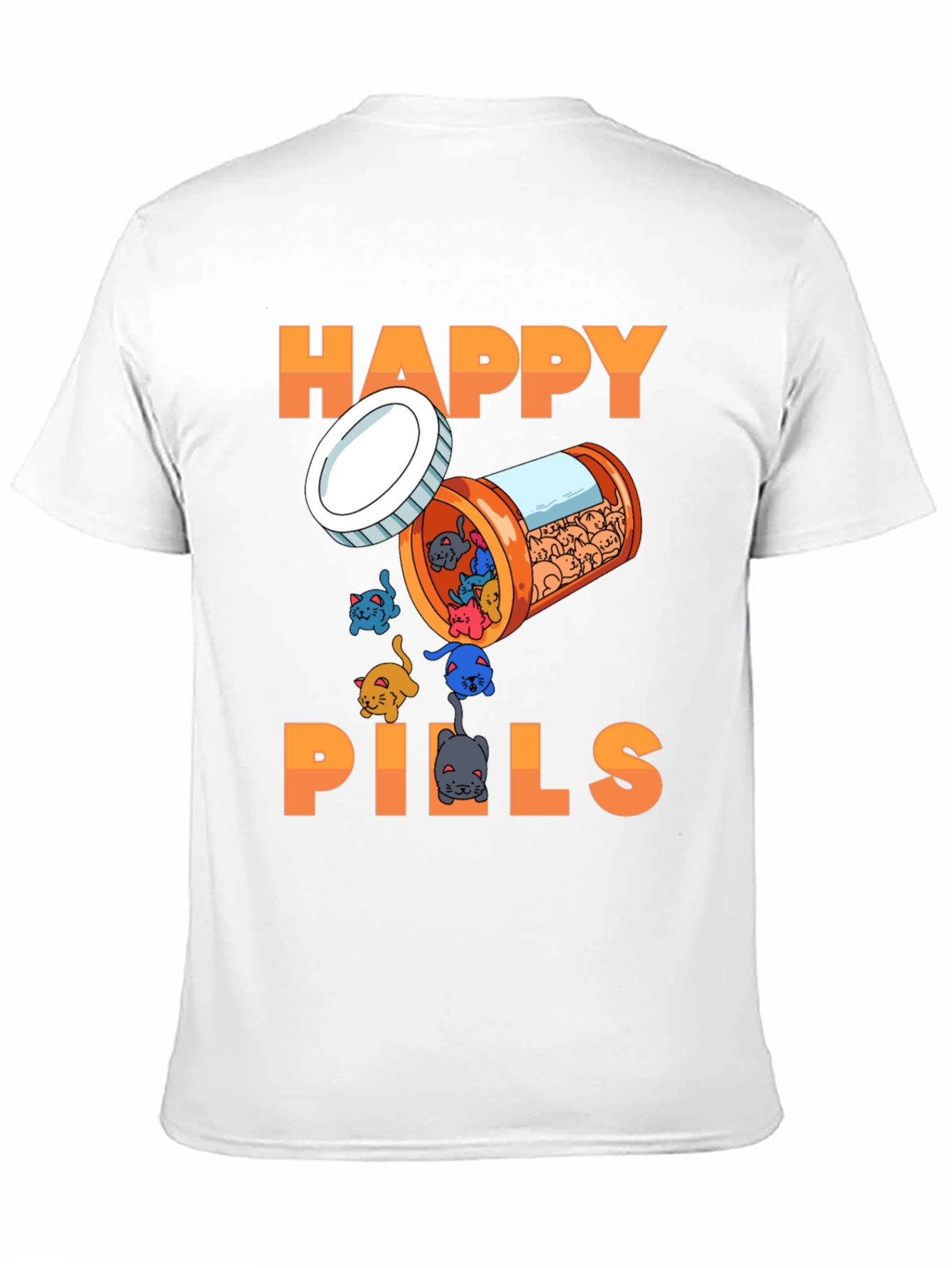 Happy Pills T-Shirt - Cat Lover Edition