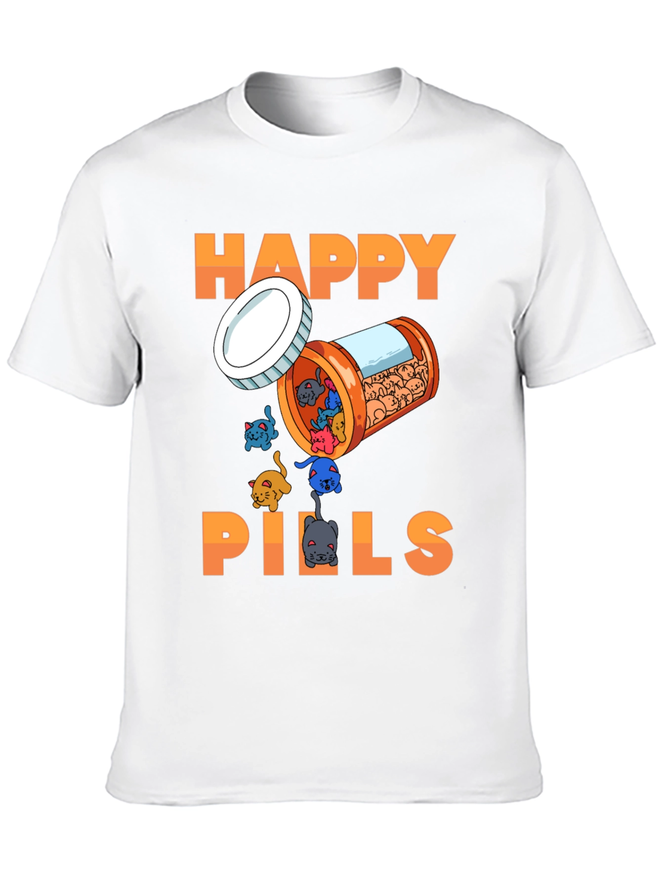 Happy Pills T-Shirt - Cat Lover Edition