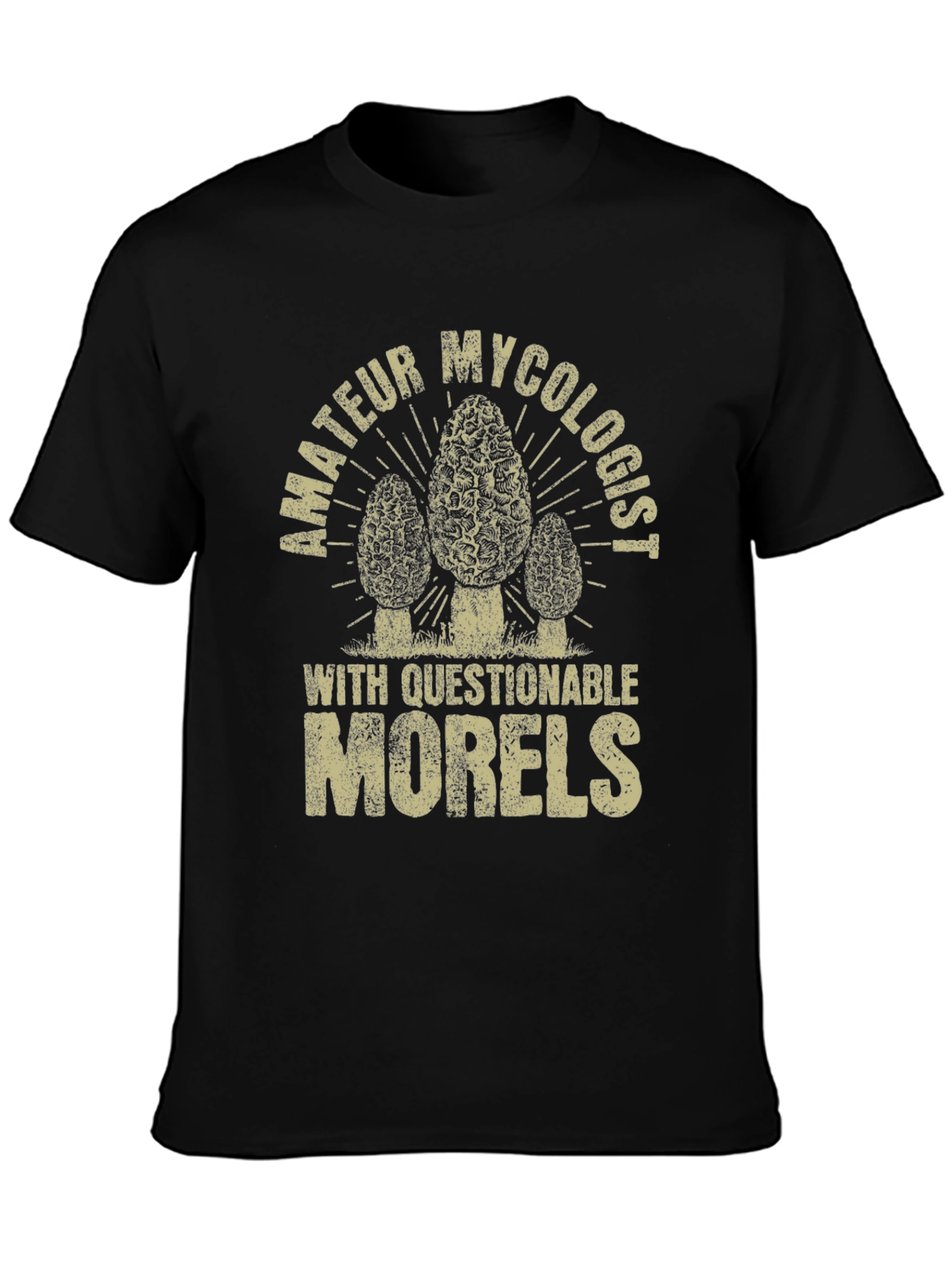 Amateur Mycologist Morel Mushroom T-Shirt