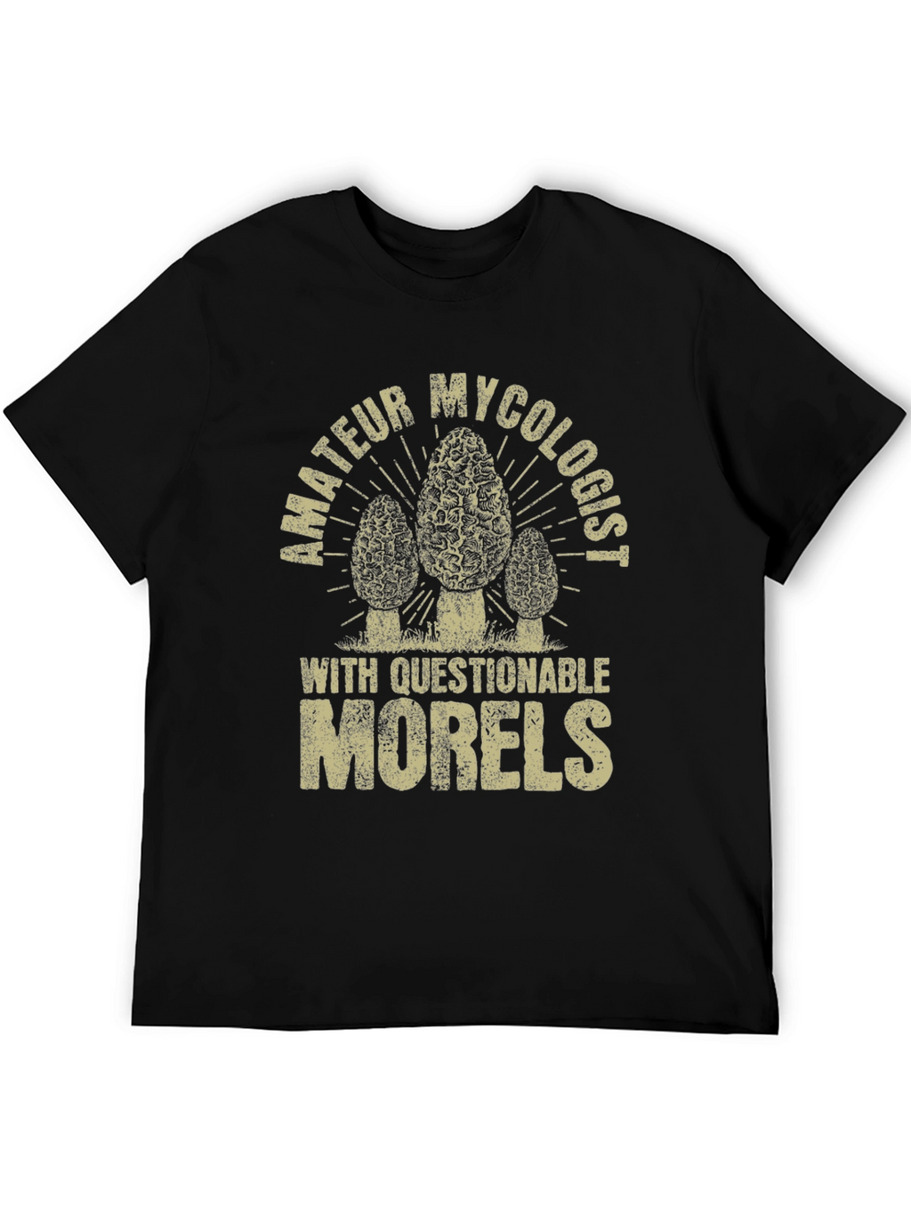 Amateur Mycologist Morel Mushroom T-Shirt