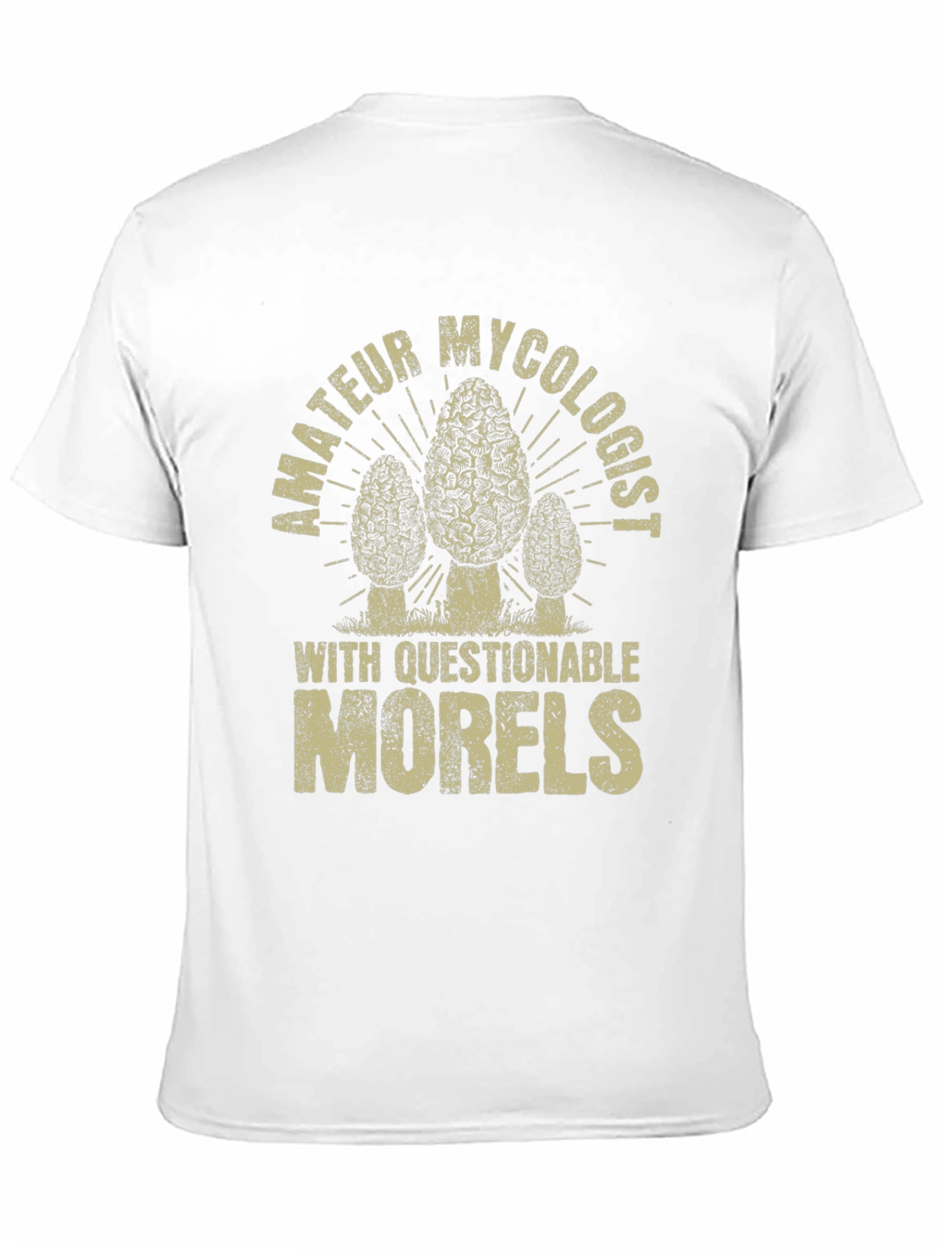 Amateur Mycologist Morel Mushroom T-Shirt