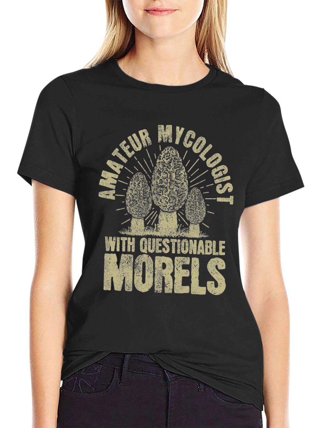 Amateur Mycologist Morel Mushroom T-Shirt