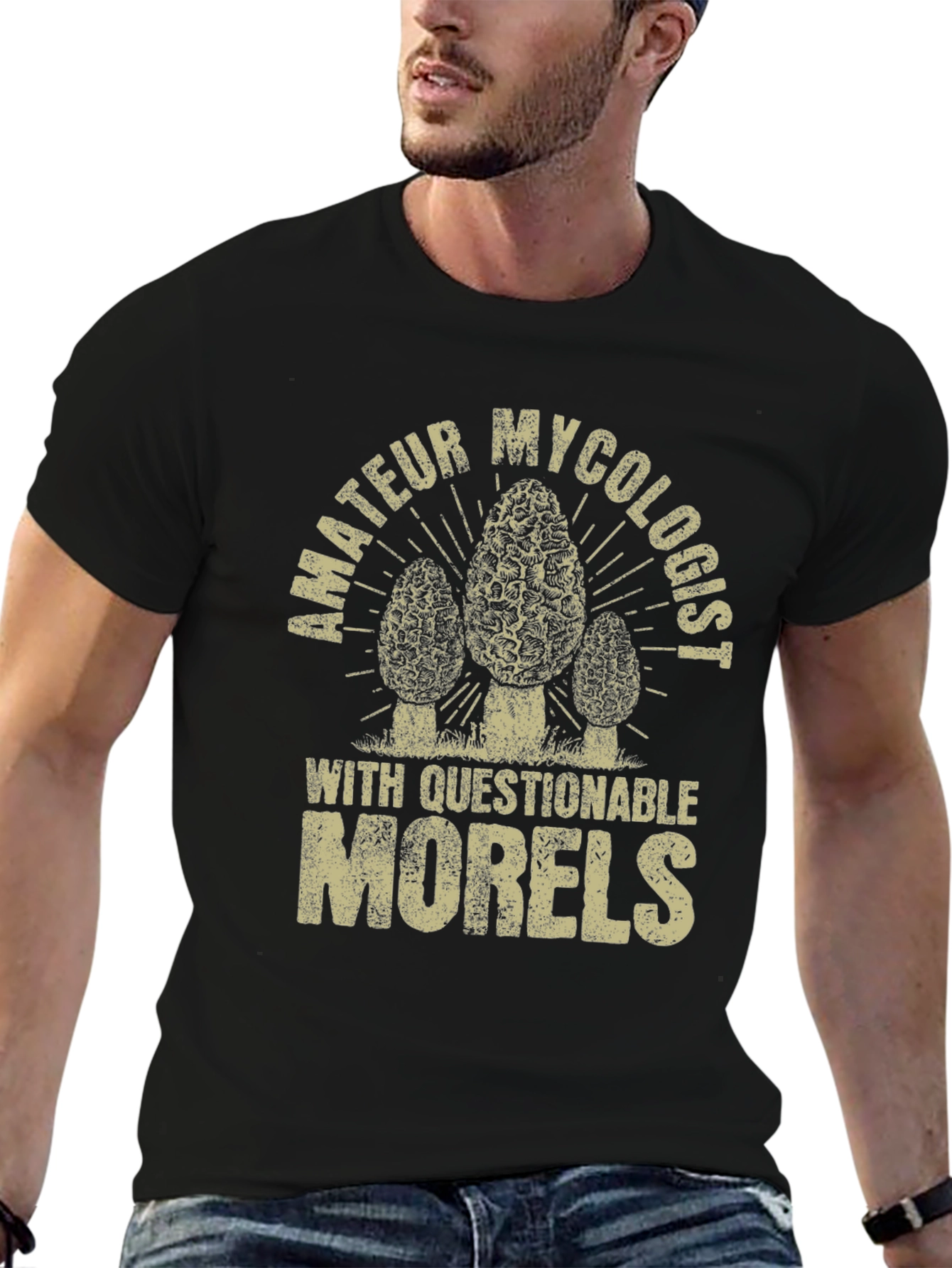 Amateur Mycologist Morel Mushroom T-Shirt