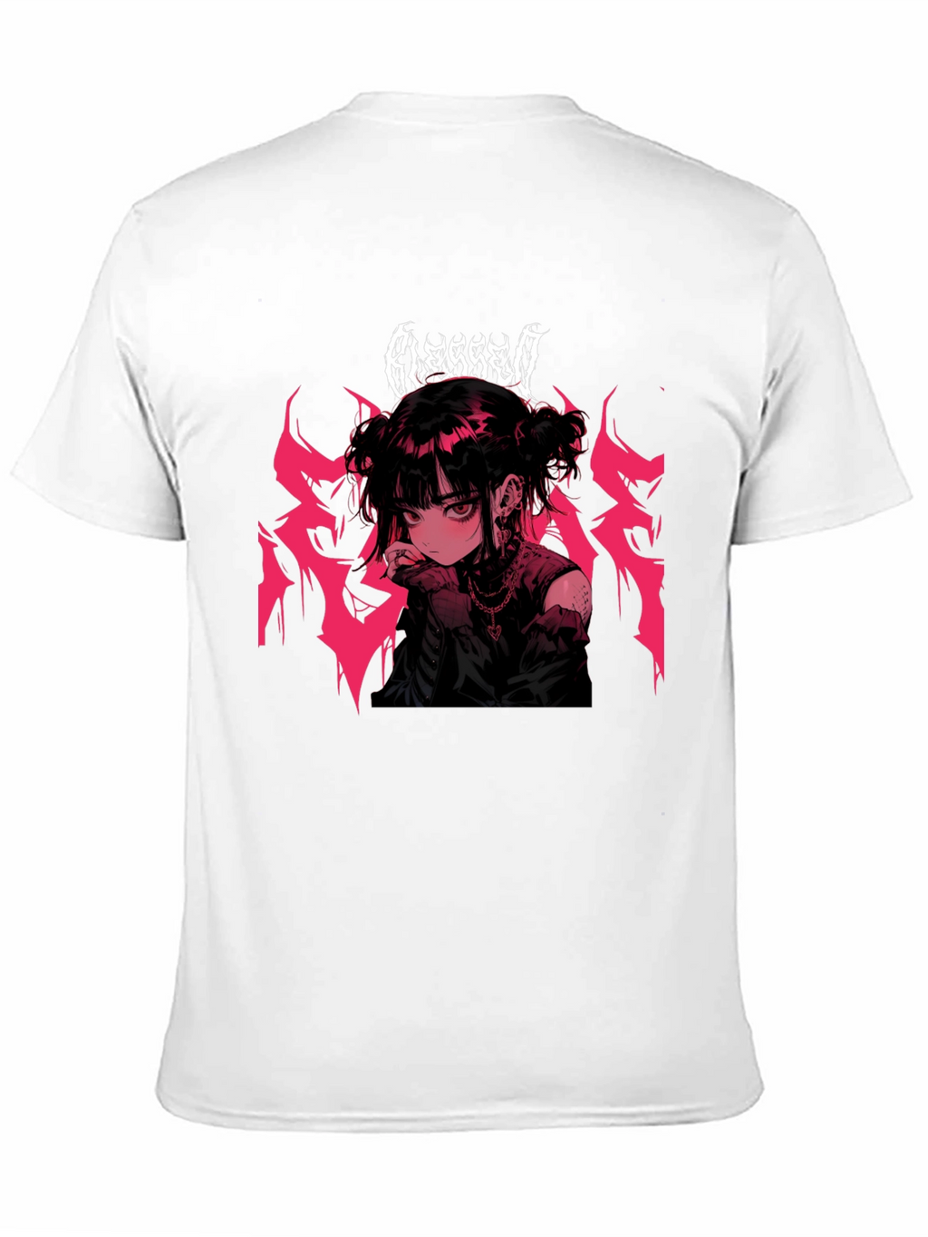 Blessed Anime Girl Black T-Shirt