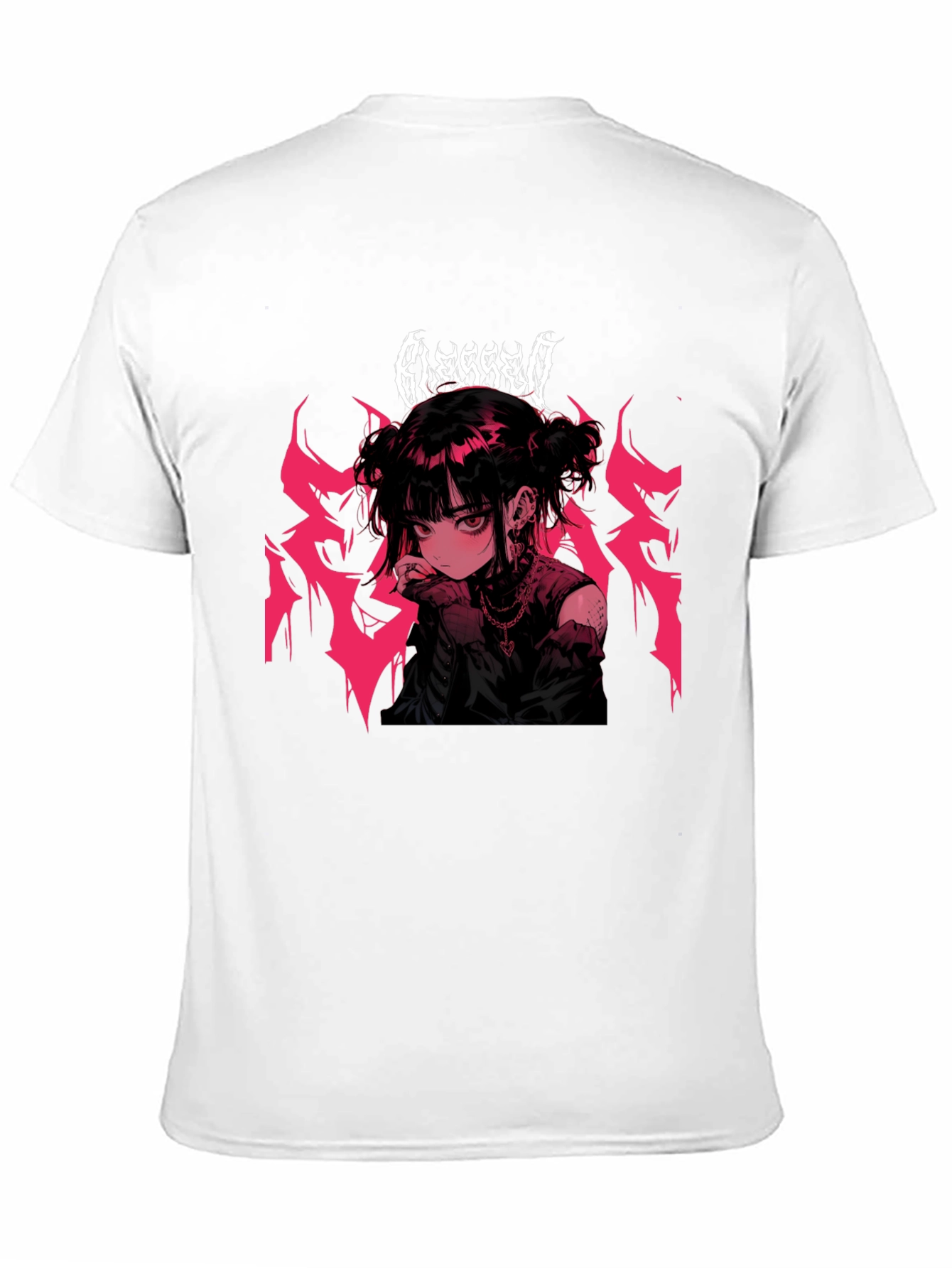 Blessed Anime Girl Black T-Shirt