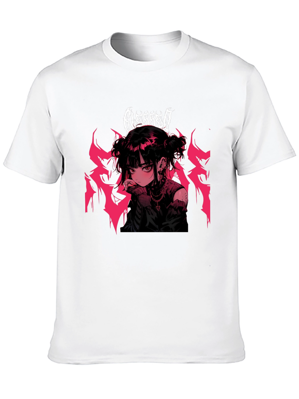 Blessed Anime Girl Black T-Shirt