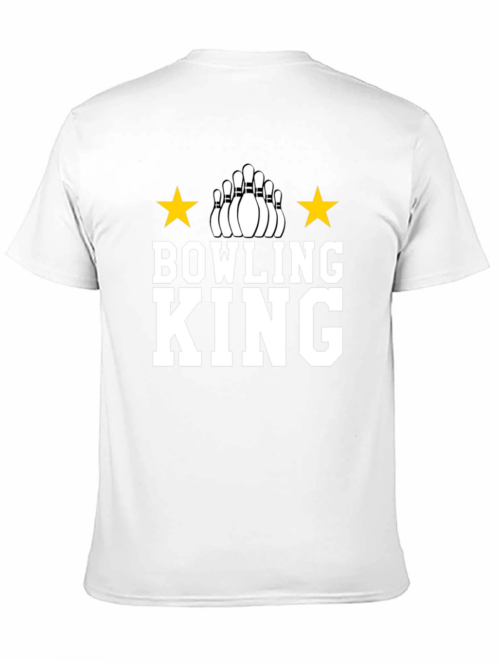 Bowling King T-Shirt - Black Graphic Tee