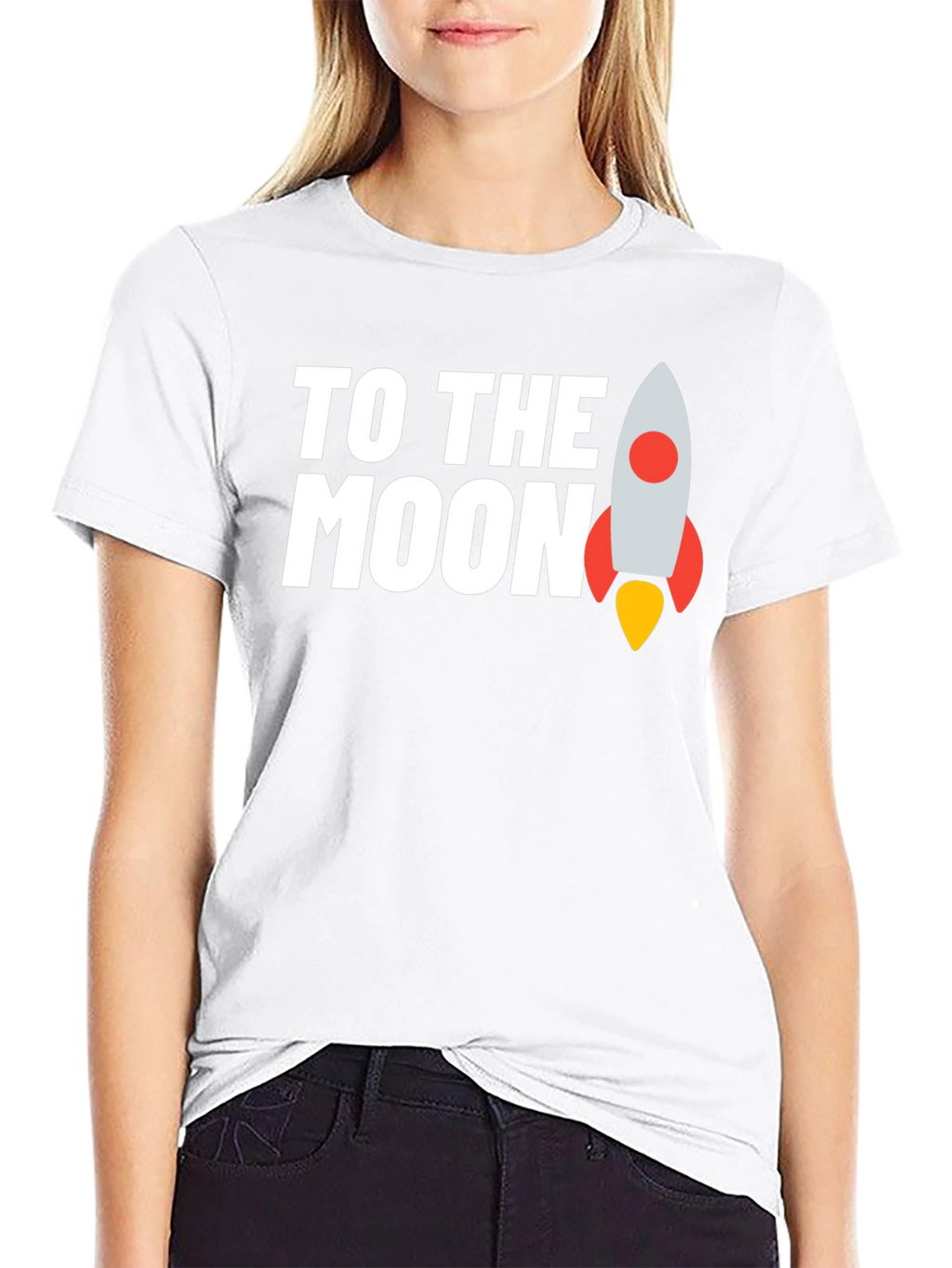 To The Moon T-Shirt - Crypto Rocket Tee